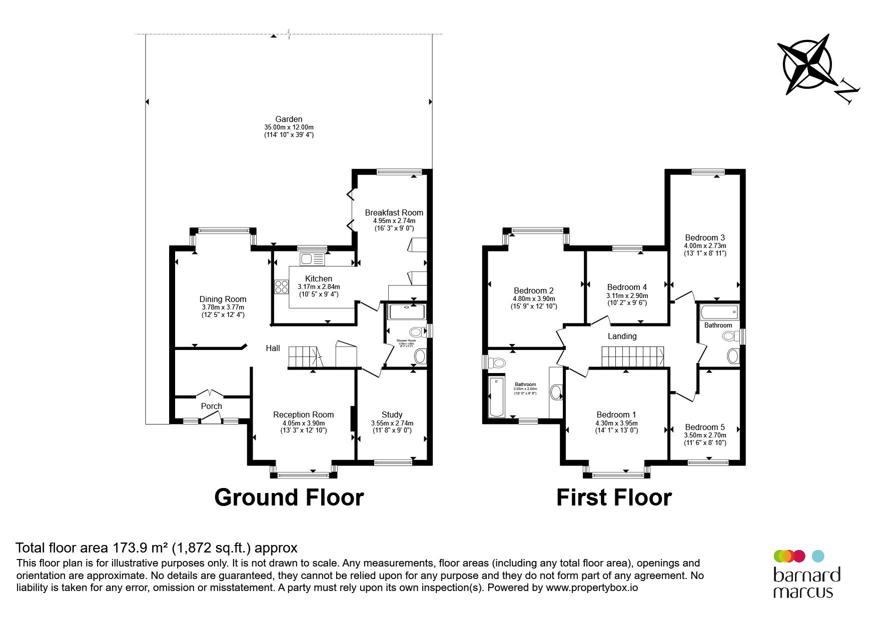 93, Tolworth Rise North, SURBITON floorplan