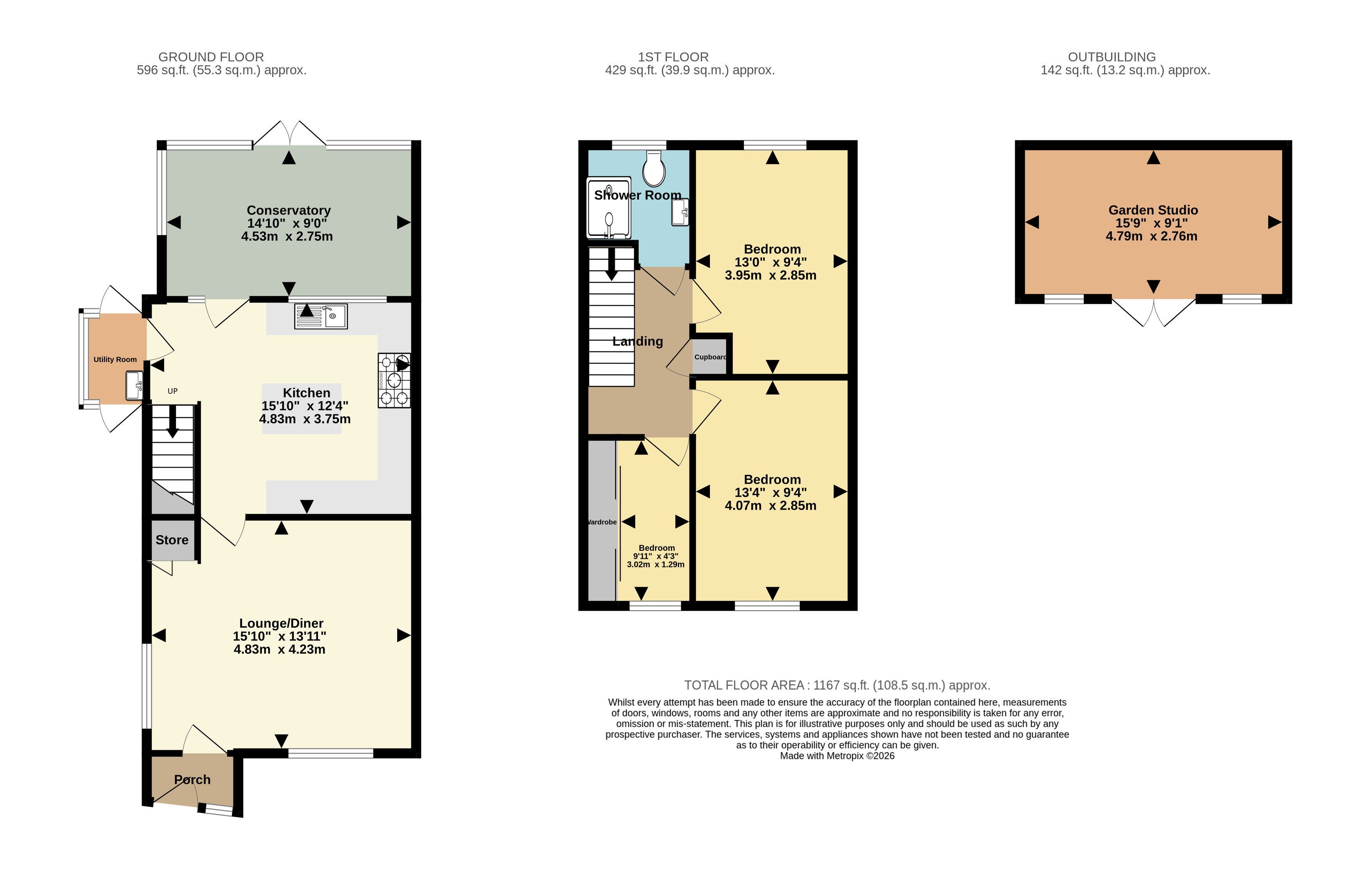 1, Honeyball Walk, Sittingbourne floorplan