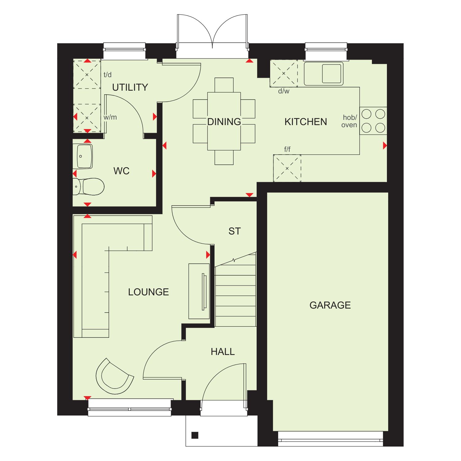 H8813371, Waterhouse Way, Hampton, Peterborough floorplan