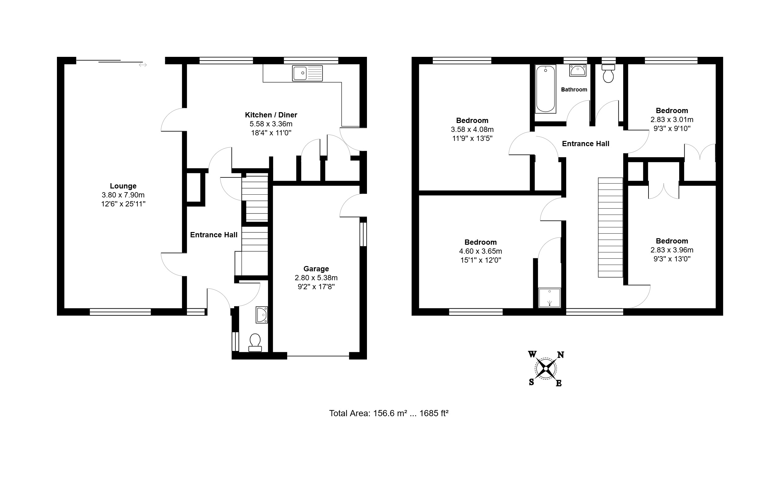 28, Grange Road, Felixstowe floorplan