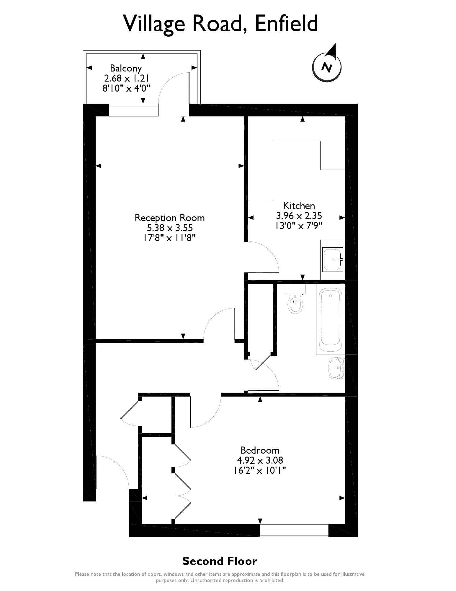 1 Bedrooms Flat for sale in Datchworth Court, 22 - 24 Village Road, Enfield EN1