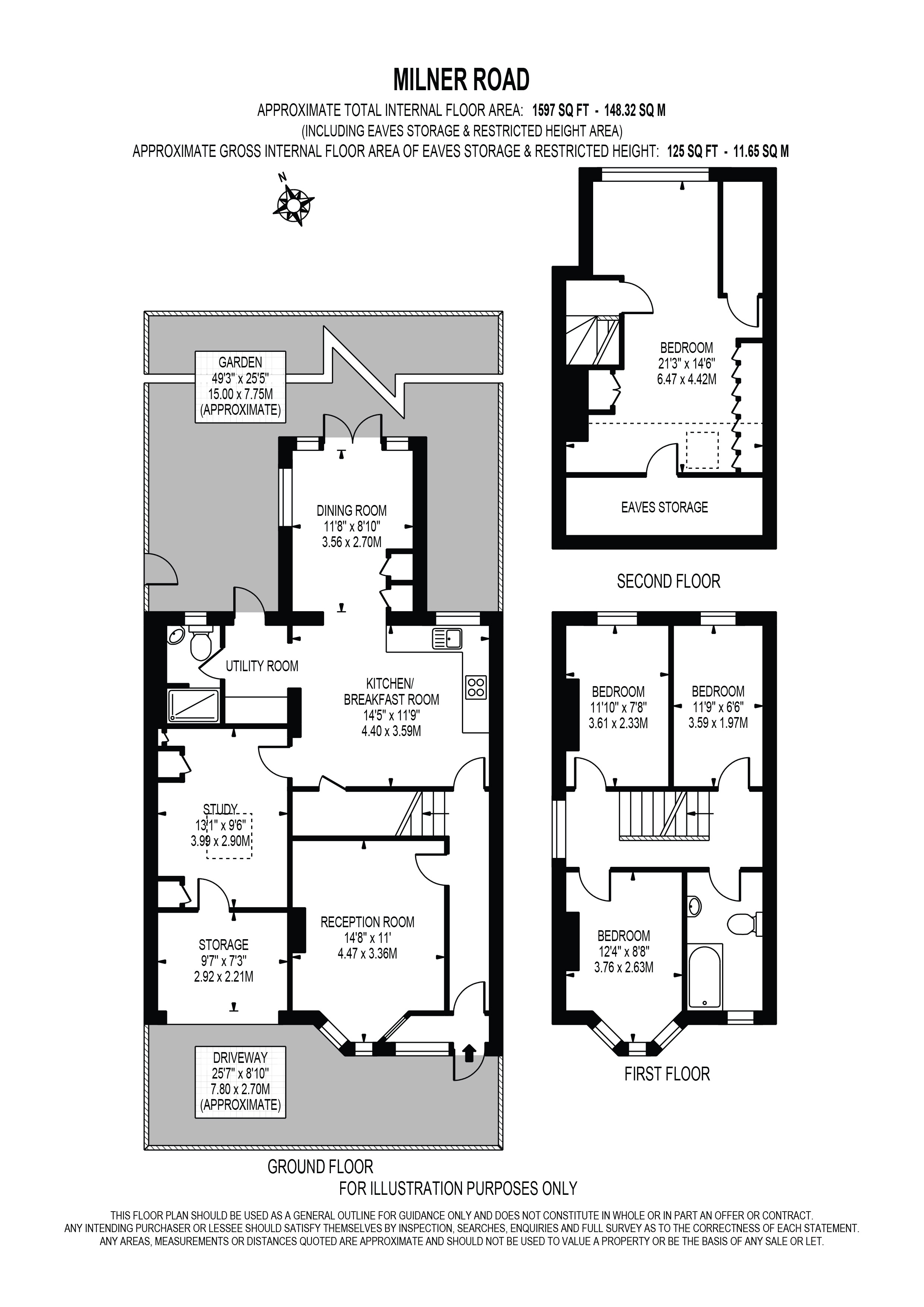 22, Milner Road, Surrey floorplan