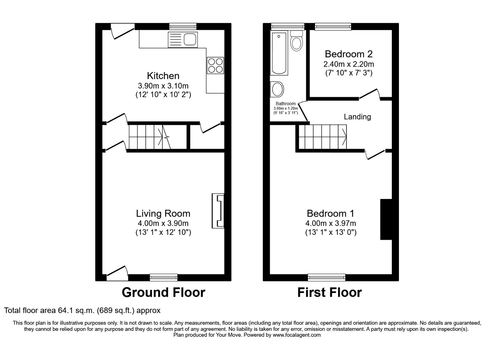 Ellesmere Street, Swinton, Manchester, Greater Manchester M27, 2 bedroom terraced house to rent