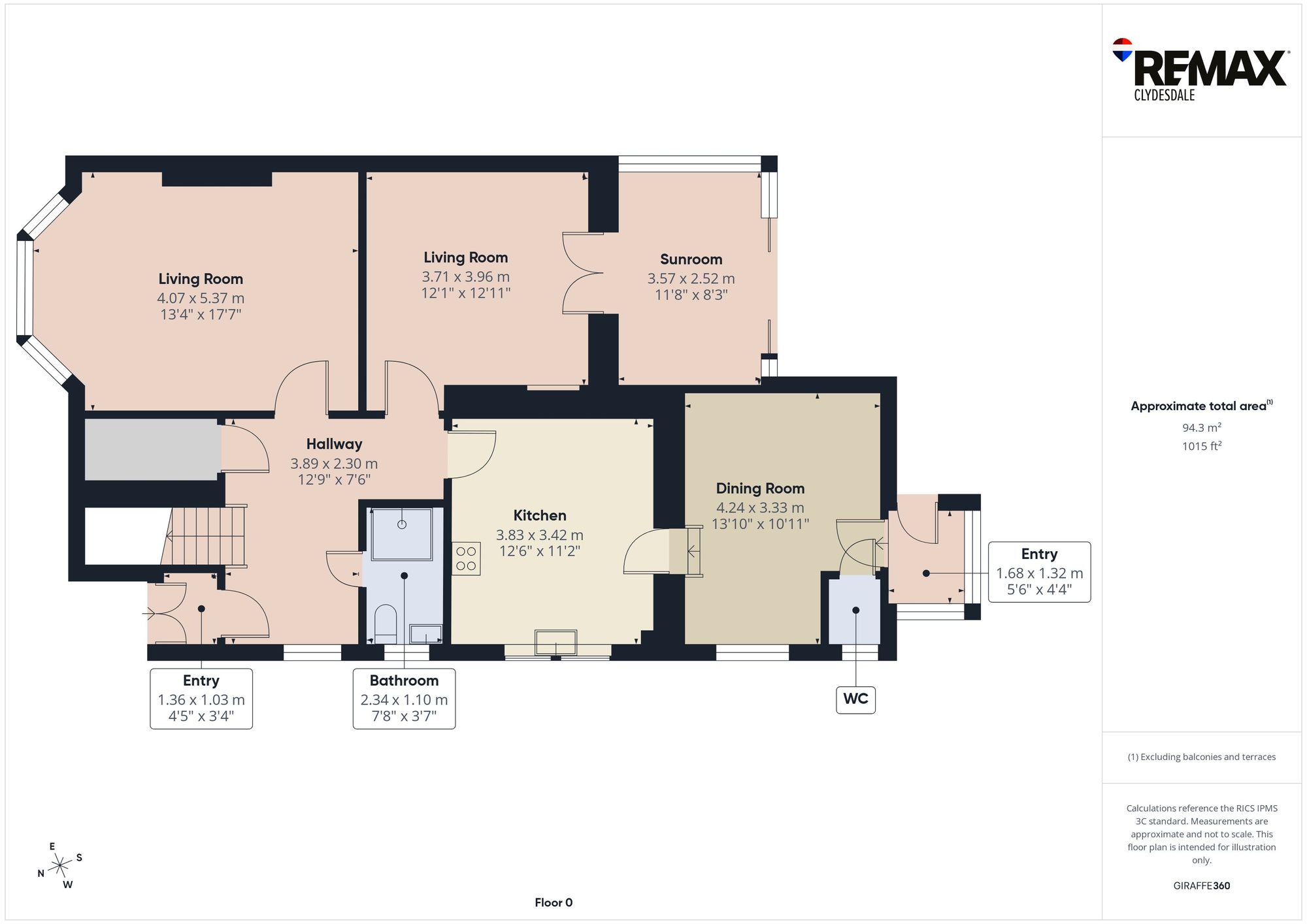 4 Coronation Street, Wishaw floorplan