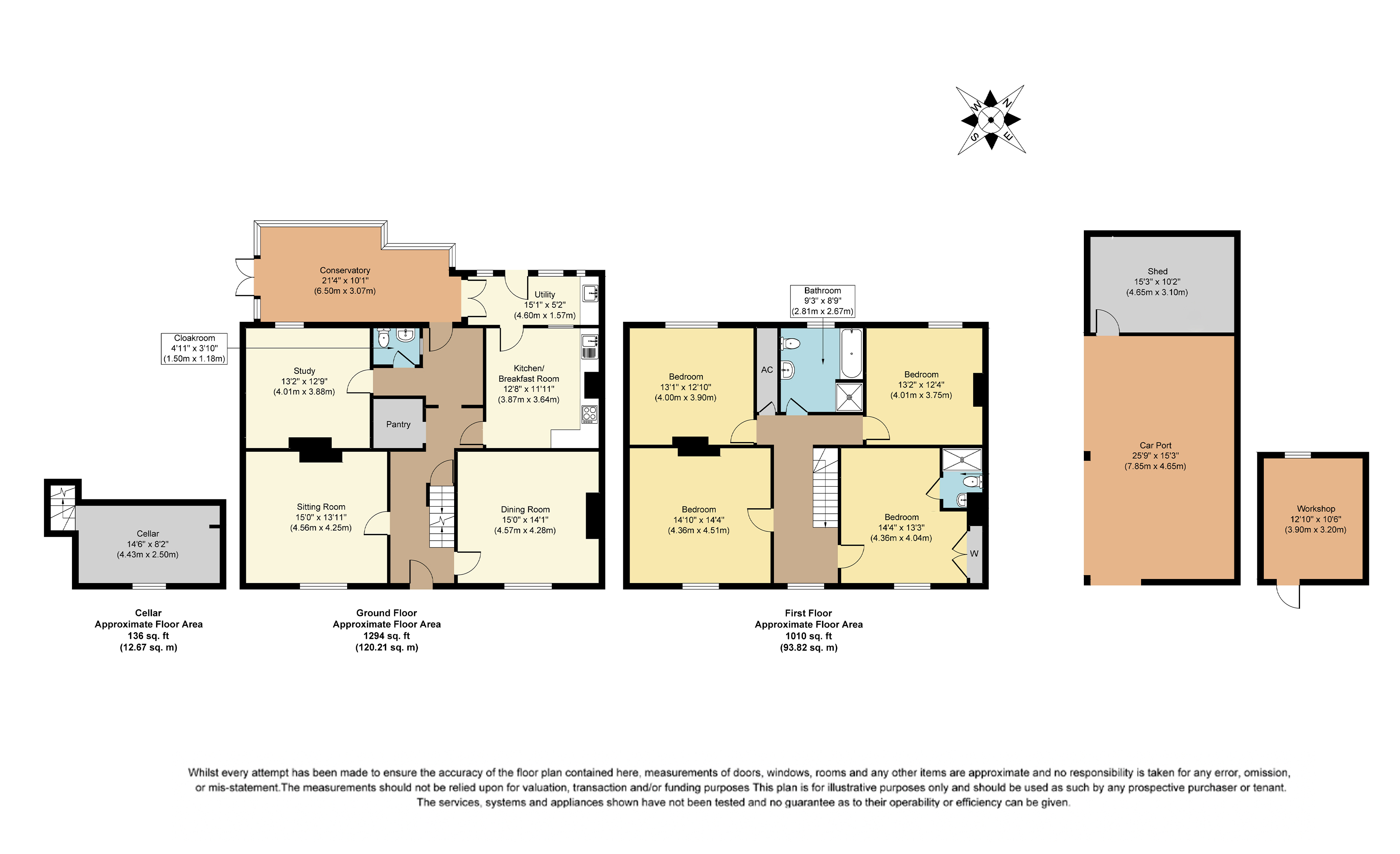Mill House, 7, Mill Road, Fakenham floorplan