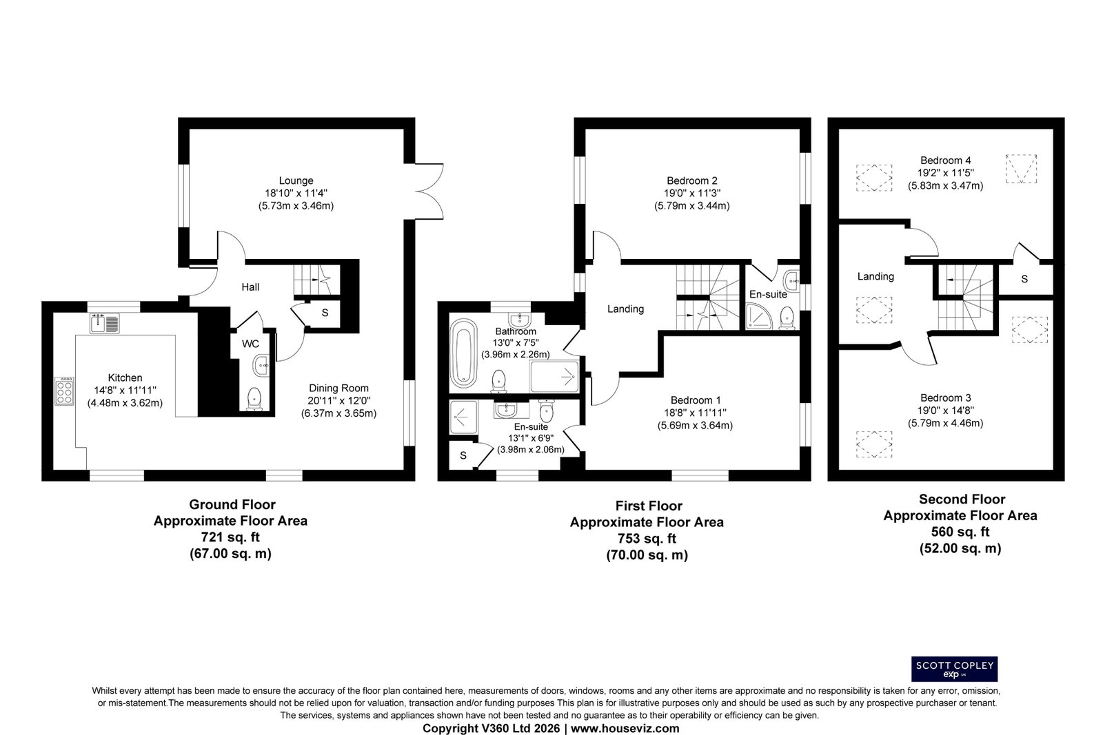 3, Wentvale Court, Pontefract floorplan