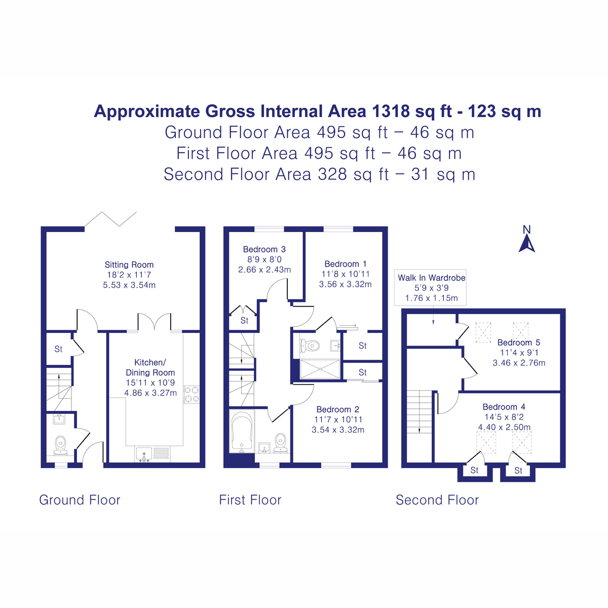 23, Hart Walk, Bicester floorplan