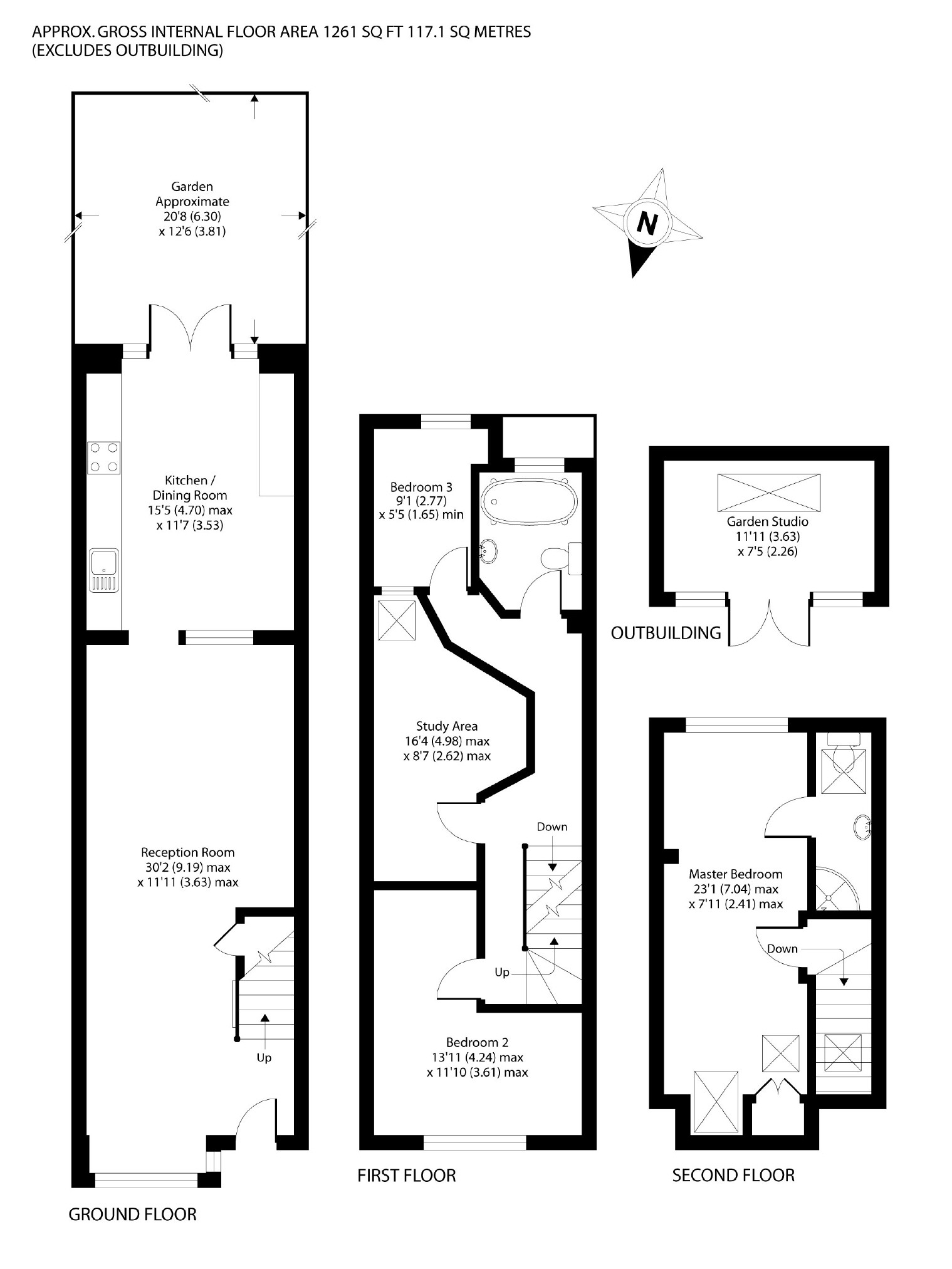 4 Bedrooms Terraced house for sale in Elm Road, Kingston Upon Thames KT2