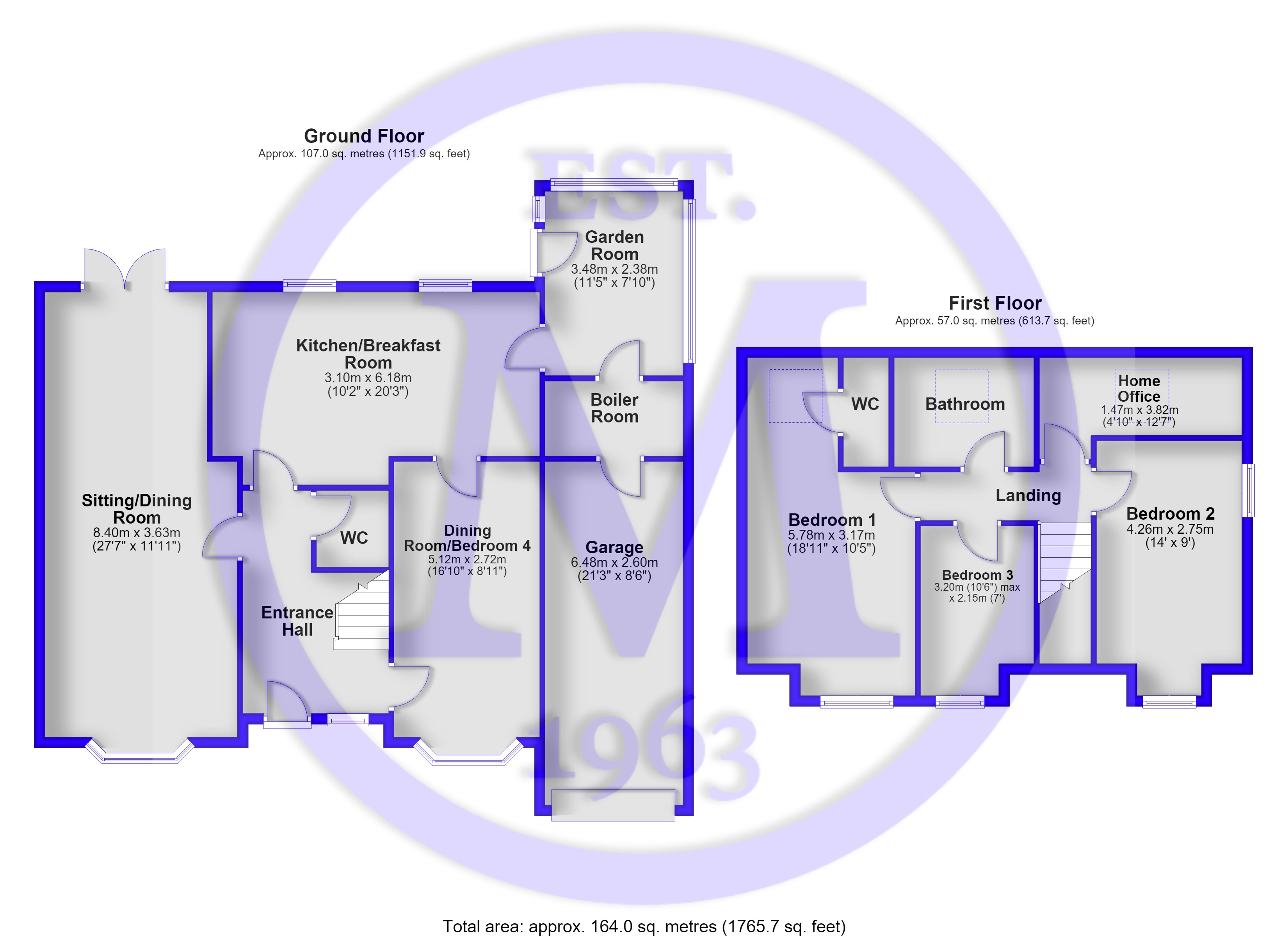 53B, Knowland Drive, Lymington floorplan