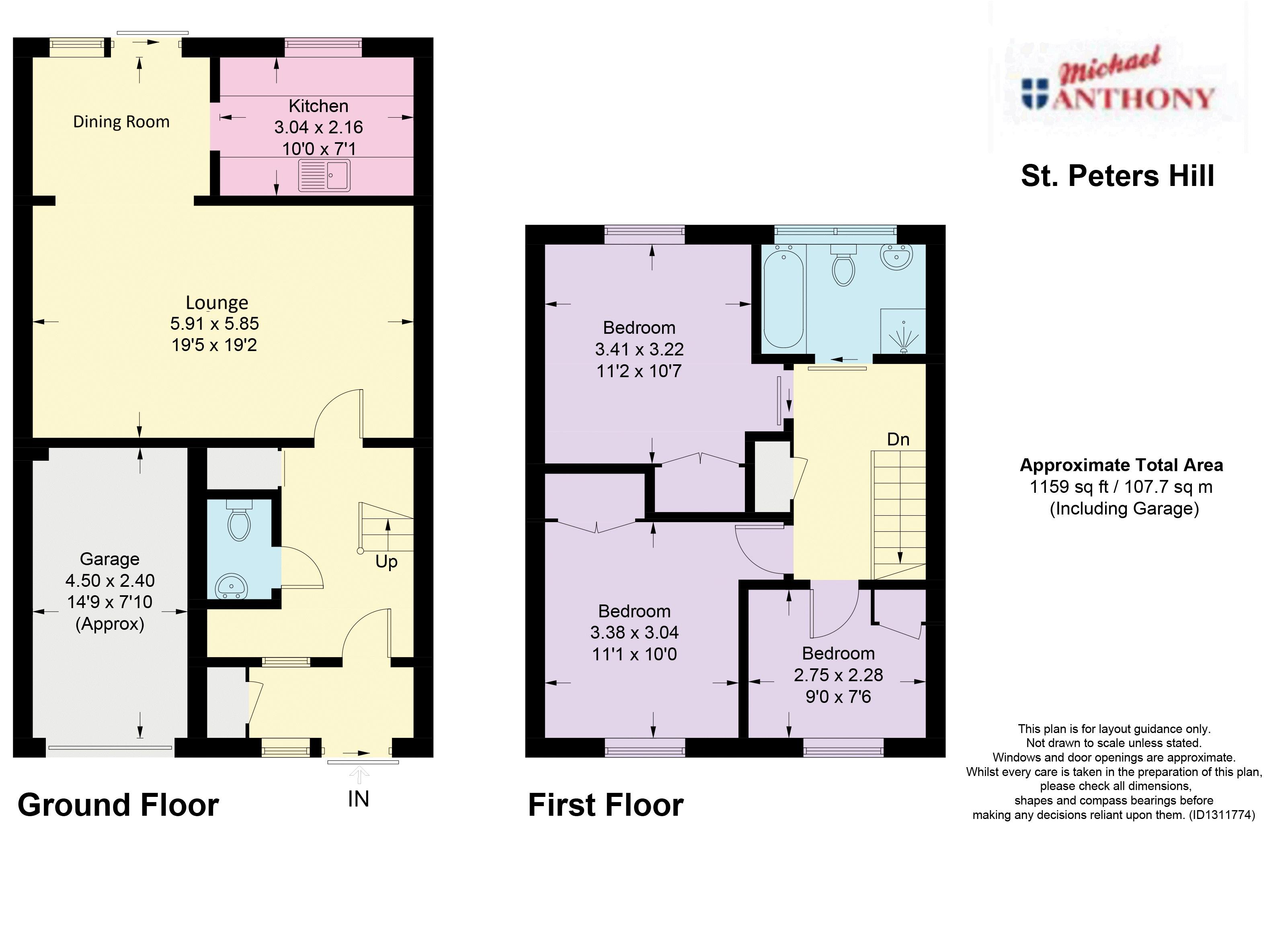 3, St. Peters Hill, Tring floorplan