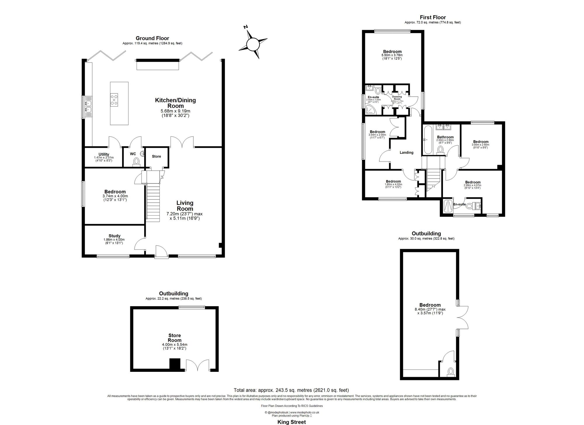 16 King Street, Ongar floorplan