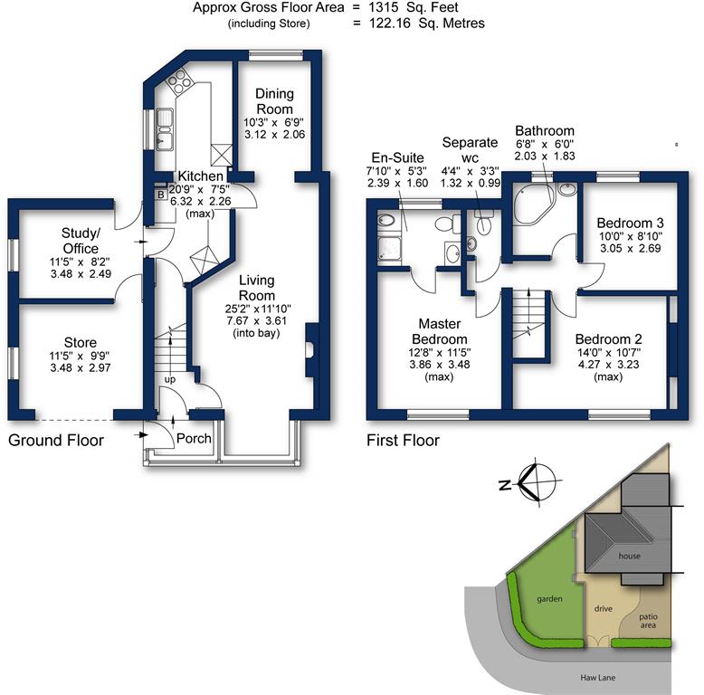3 Bedrooms Semi-detached house for sale in Haw Lane, Yeadon, Leeds LS19