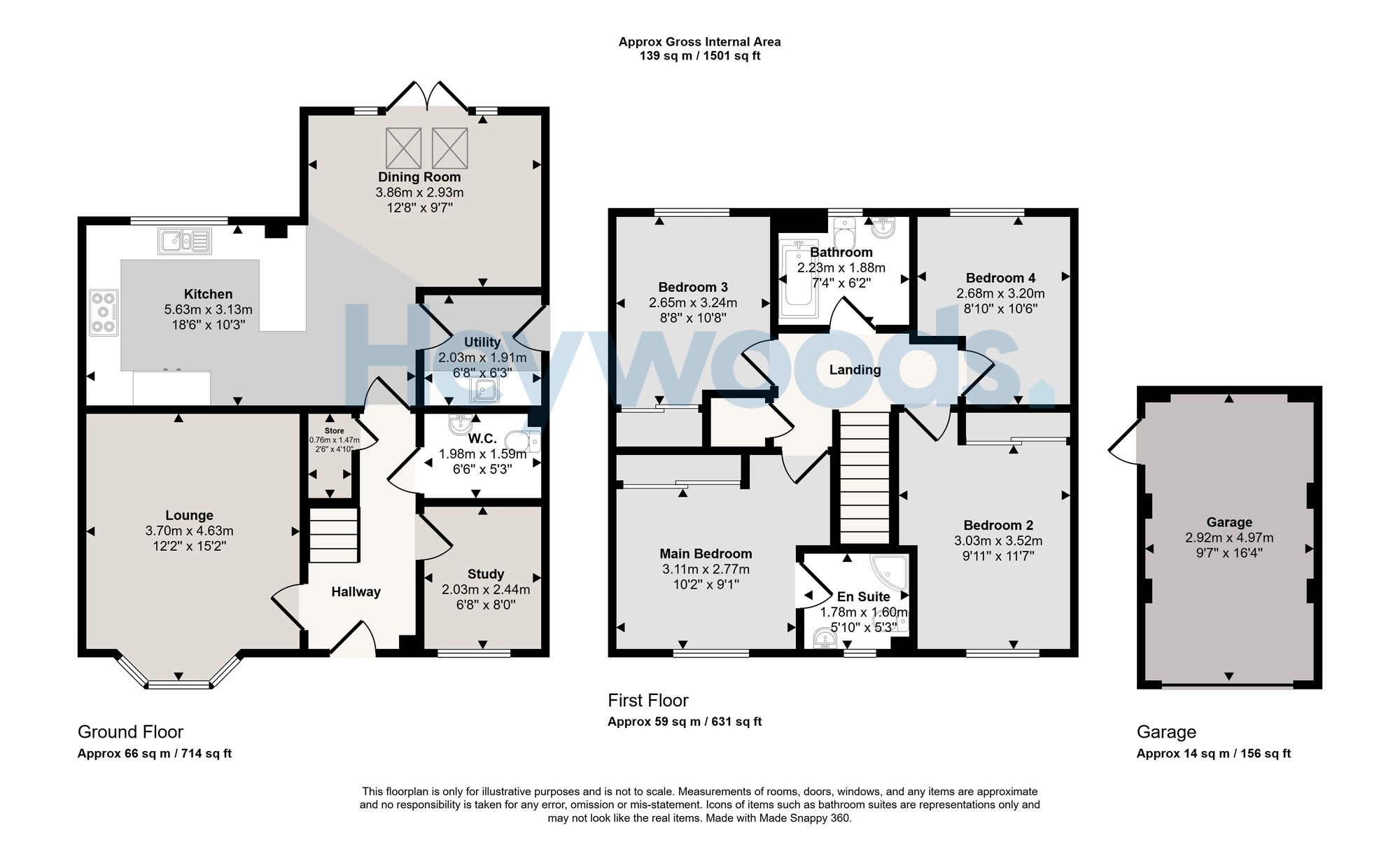 3 Rylands Drive, Whitchurch floorplan