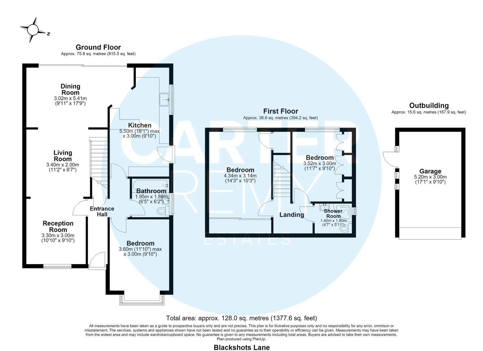 205, Blackshots Lane, Grays floorplan
