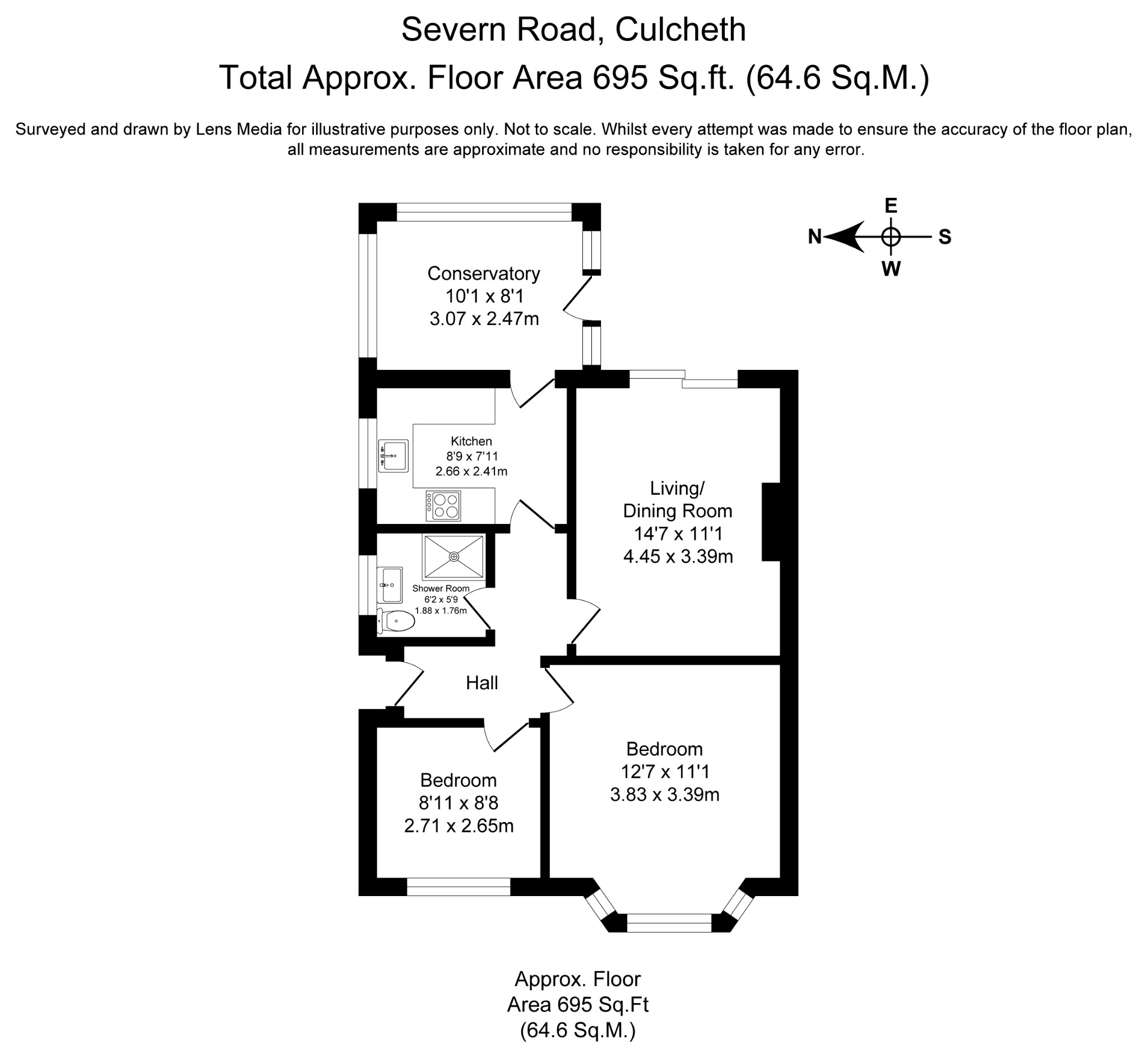 21 Severn Road, Culcheth, Cheshire floorplan