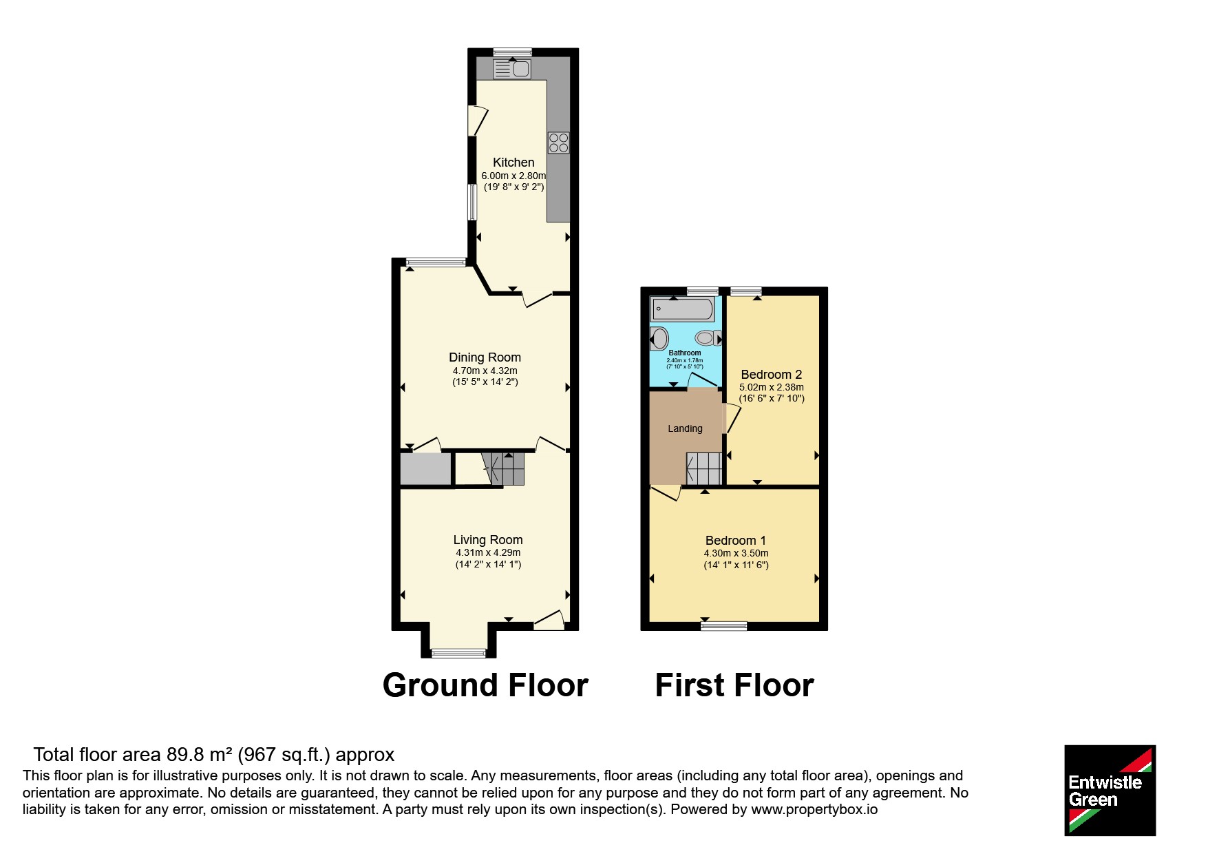 30, Wordsworth Road, Lancashire floorplan