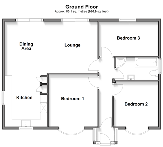 Baywood Gardens Woodingdean, Brighton floorplan