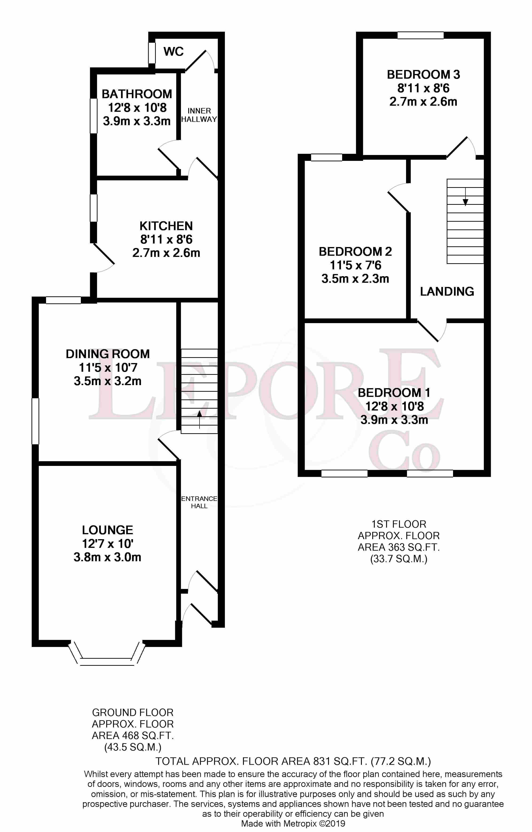 3 Bedrooms Semi-detached house for sale in Stuart Road, Kempston, Bedford MK42