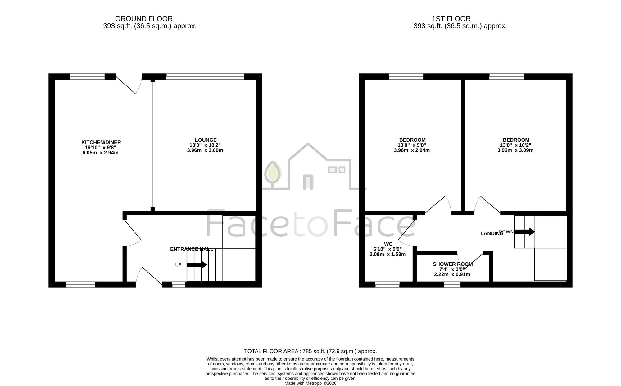 19 Spotland Tops, Rochdale floorplan
