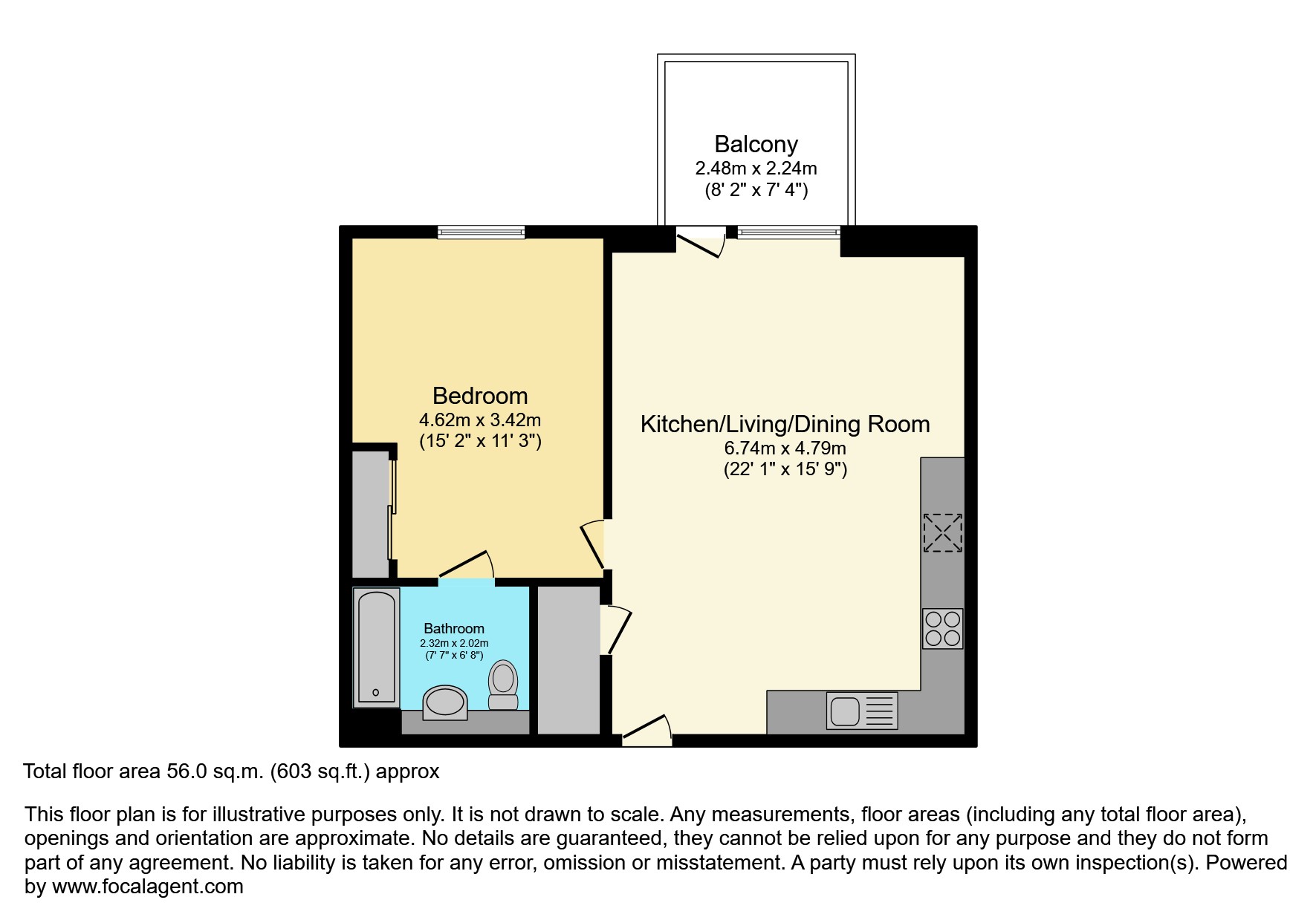 Flat 34, 7 Gramophone Lane, Hayes floorplan