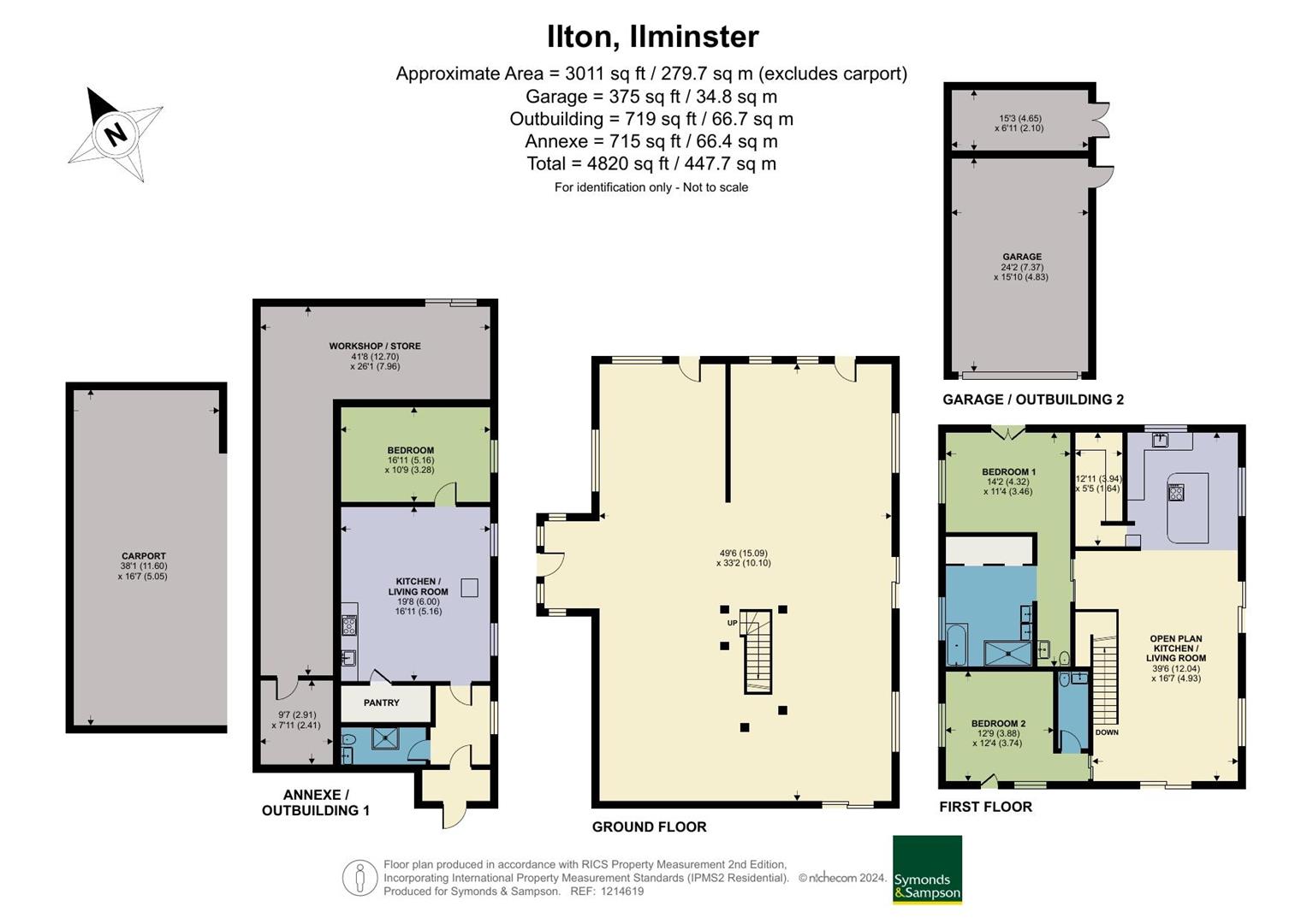 Hidden House, Merryfield Lane, Ilminster floorplan