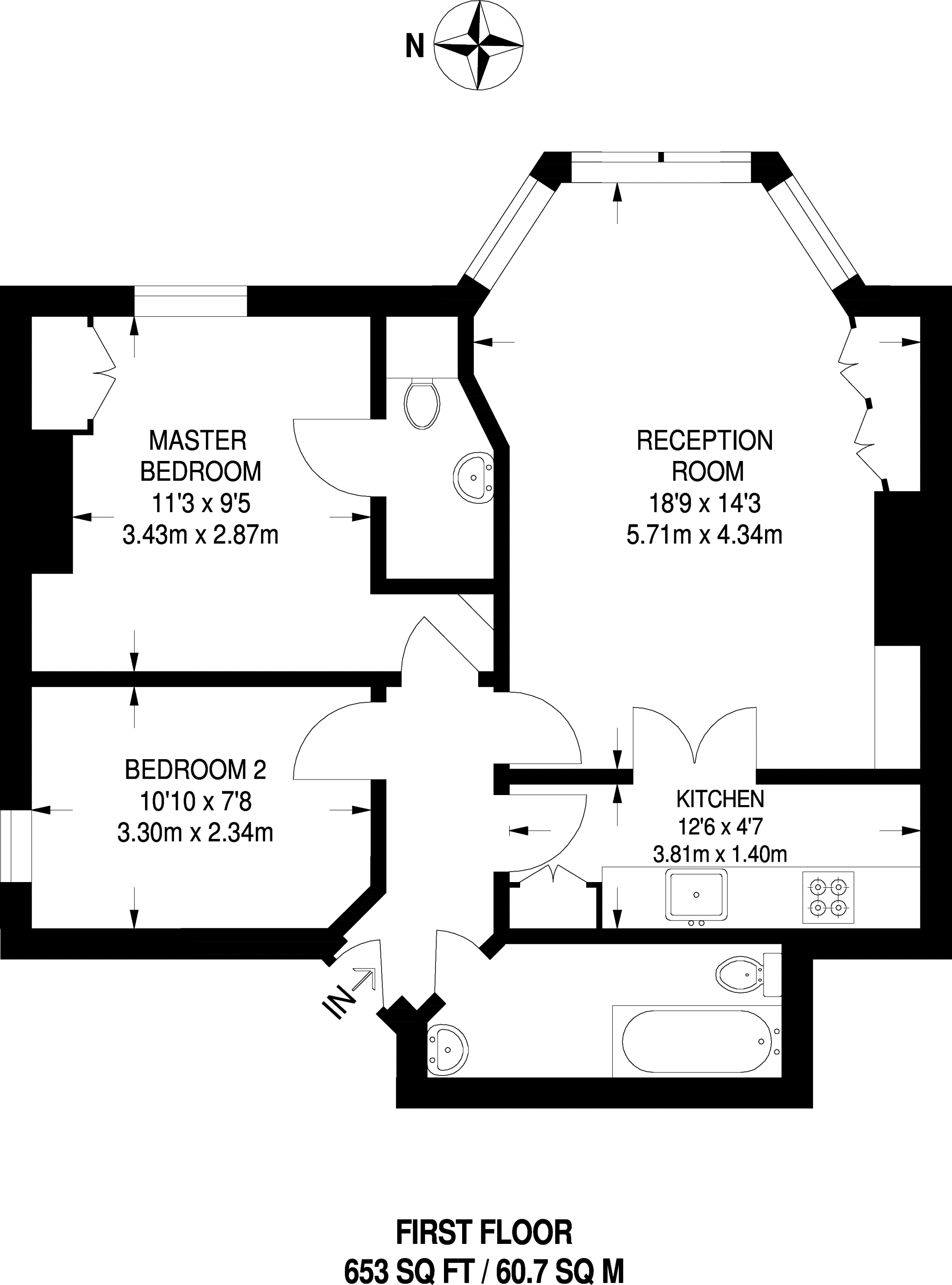 2 Bedrooms Flat to rent in Frognal, Hampstead NW3