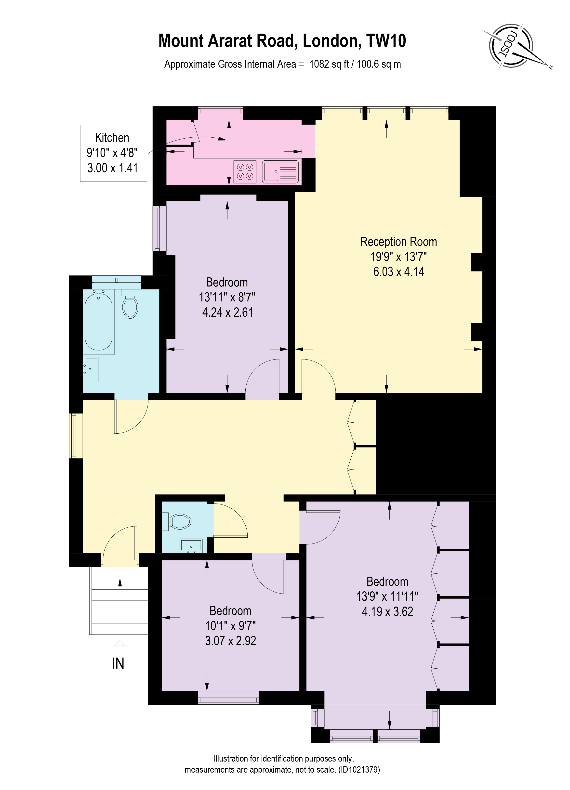 Mount Ararat Road, Richmond TW10, 3 bedroom flat for sale 66169207