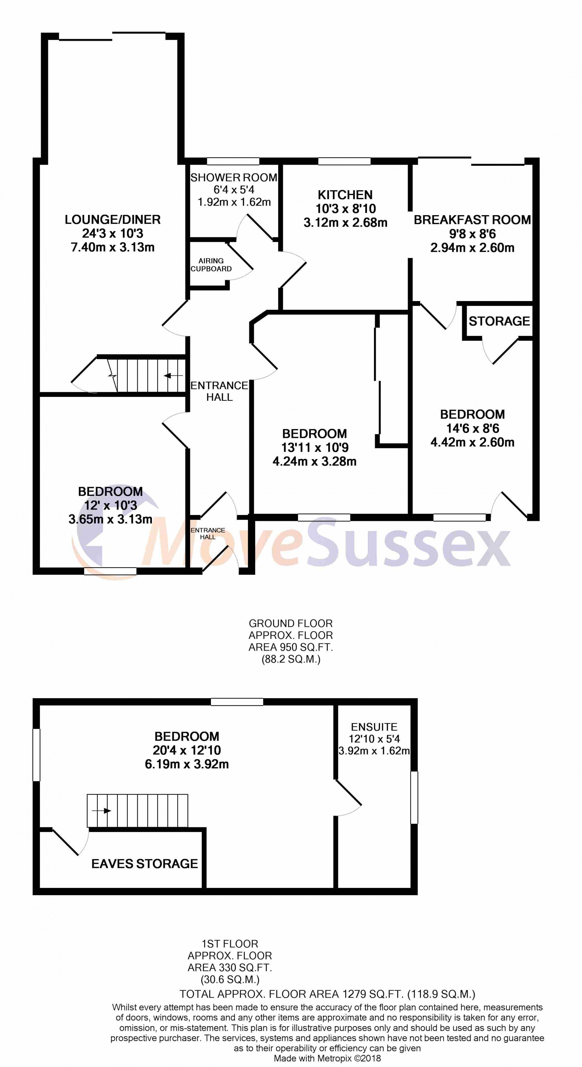 4 Bedrooms Bungalow for sale in Windsor Way, Polegate, East Sussex BN26