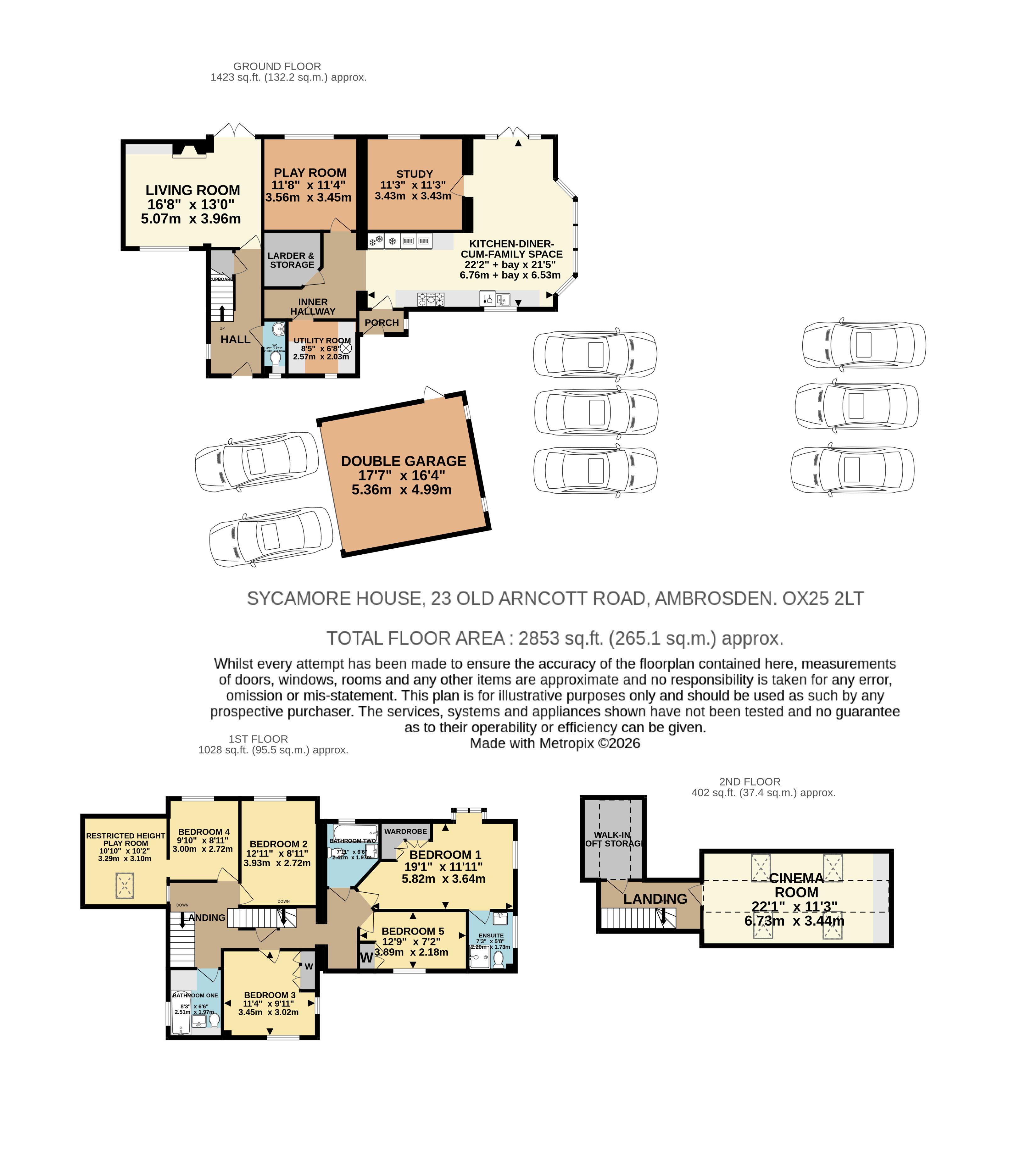 23, Old Arncott Road, Bicester floorplan