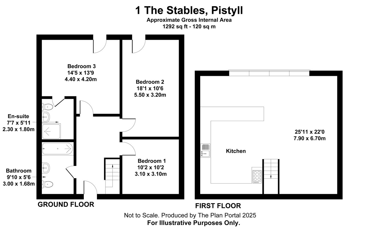 1 The Stables, Natures Point, Pwllheli floorplan
