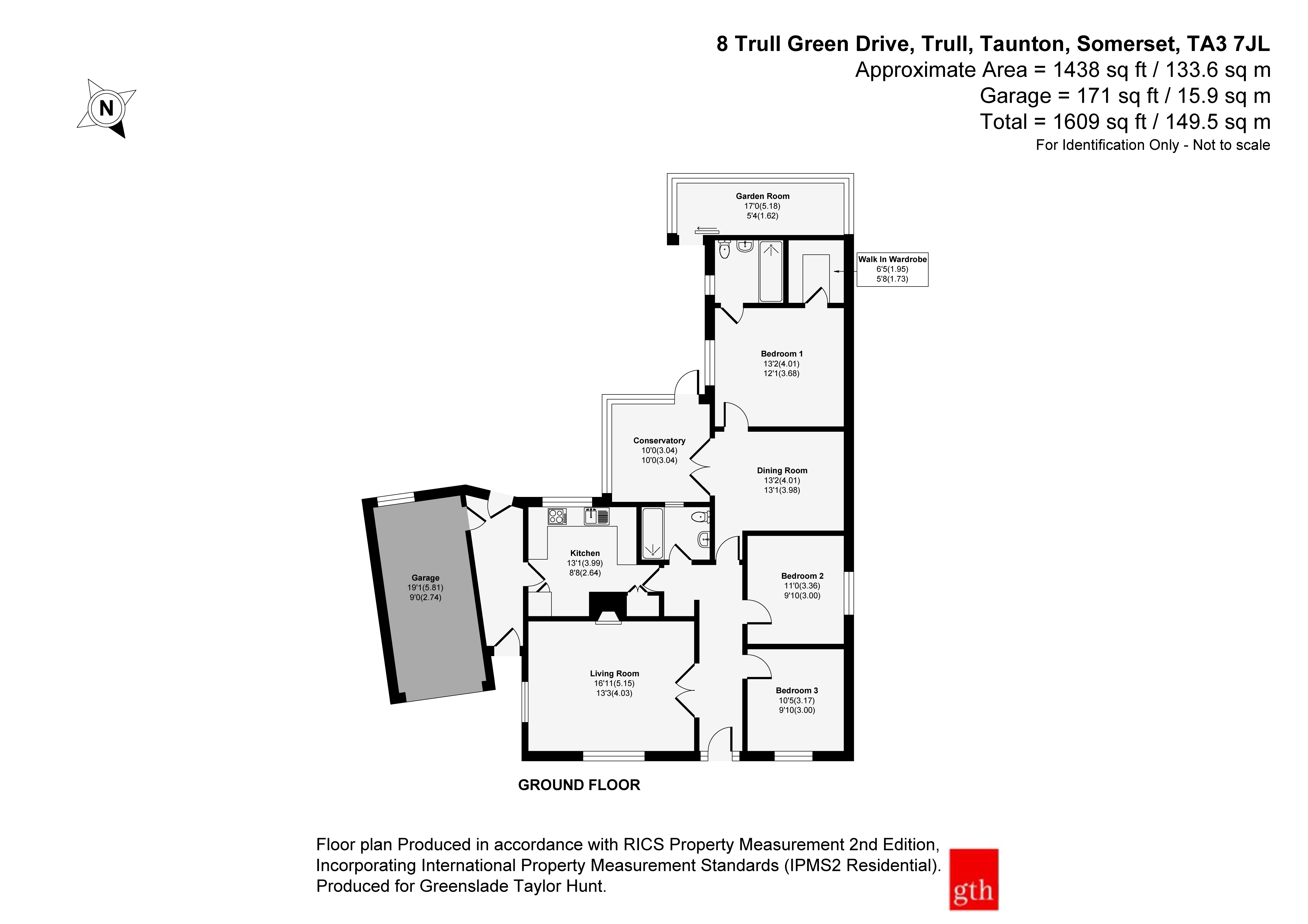 8, Trull Green Drive, Taunton floorplan