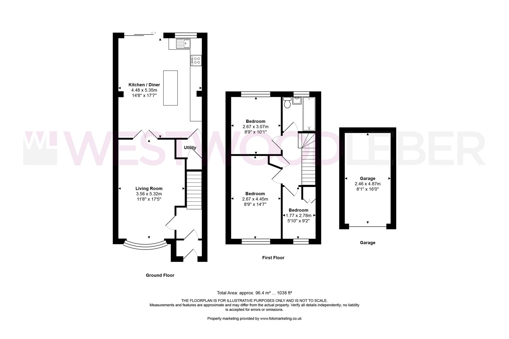 13, Woolmans Close, Broxbourne floorplan