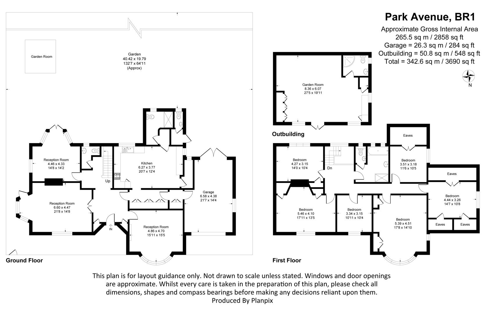 27, Park Avenue, Bromley floorplan