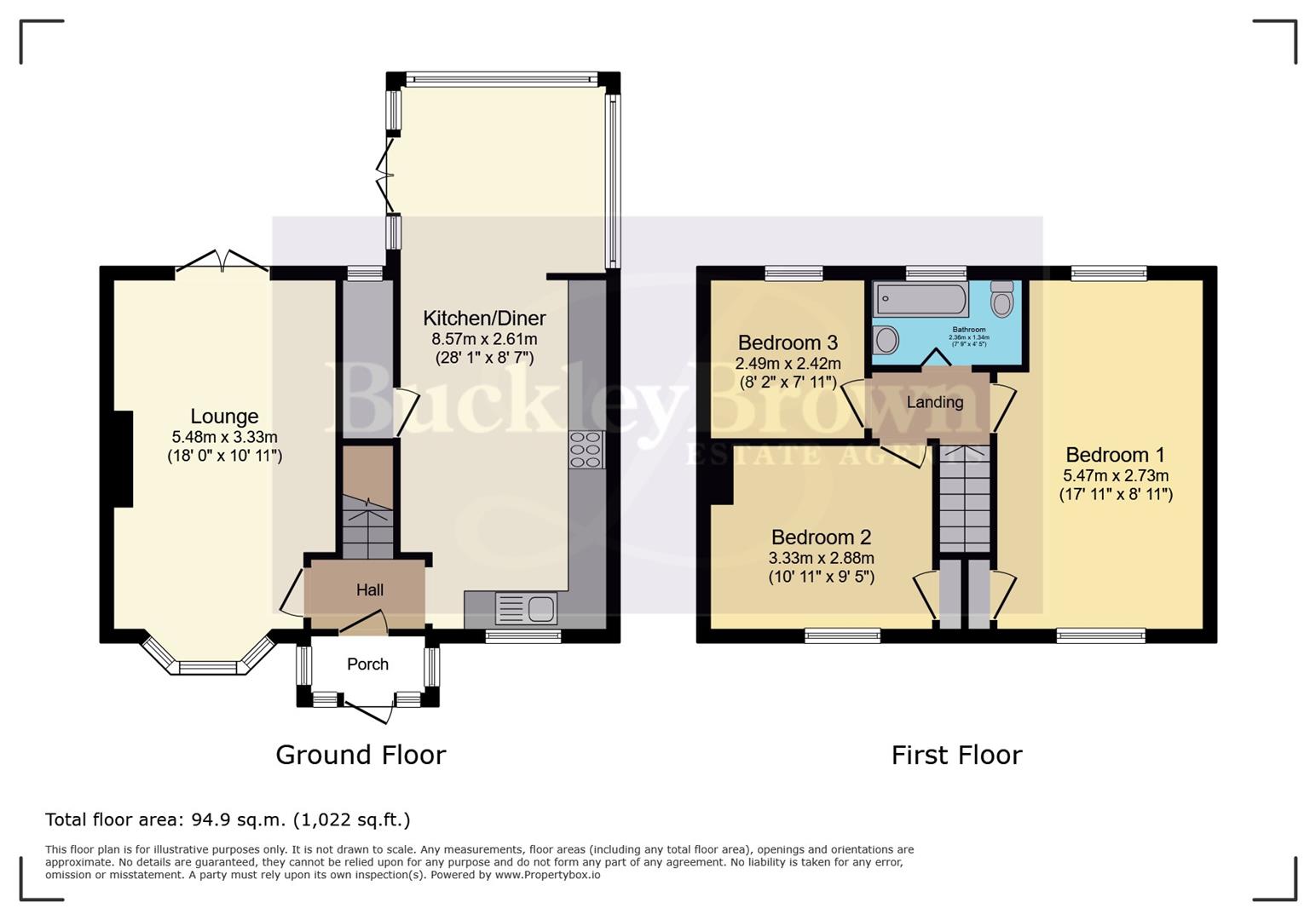 49, Mansfield Road, Mansfield floorplan