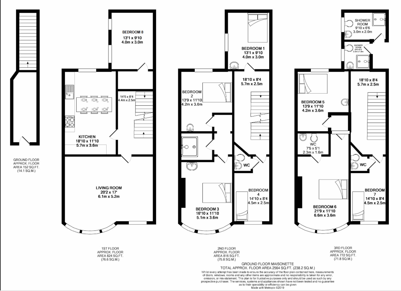 23, Atlingworth Street, Brighton floorplan