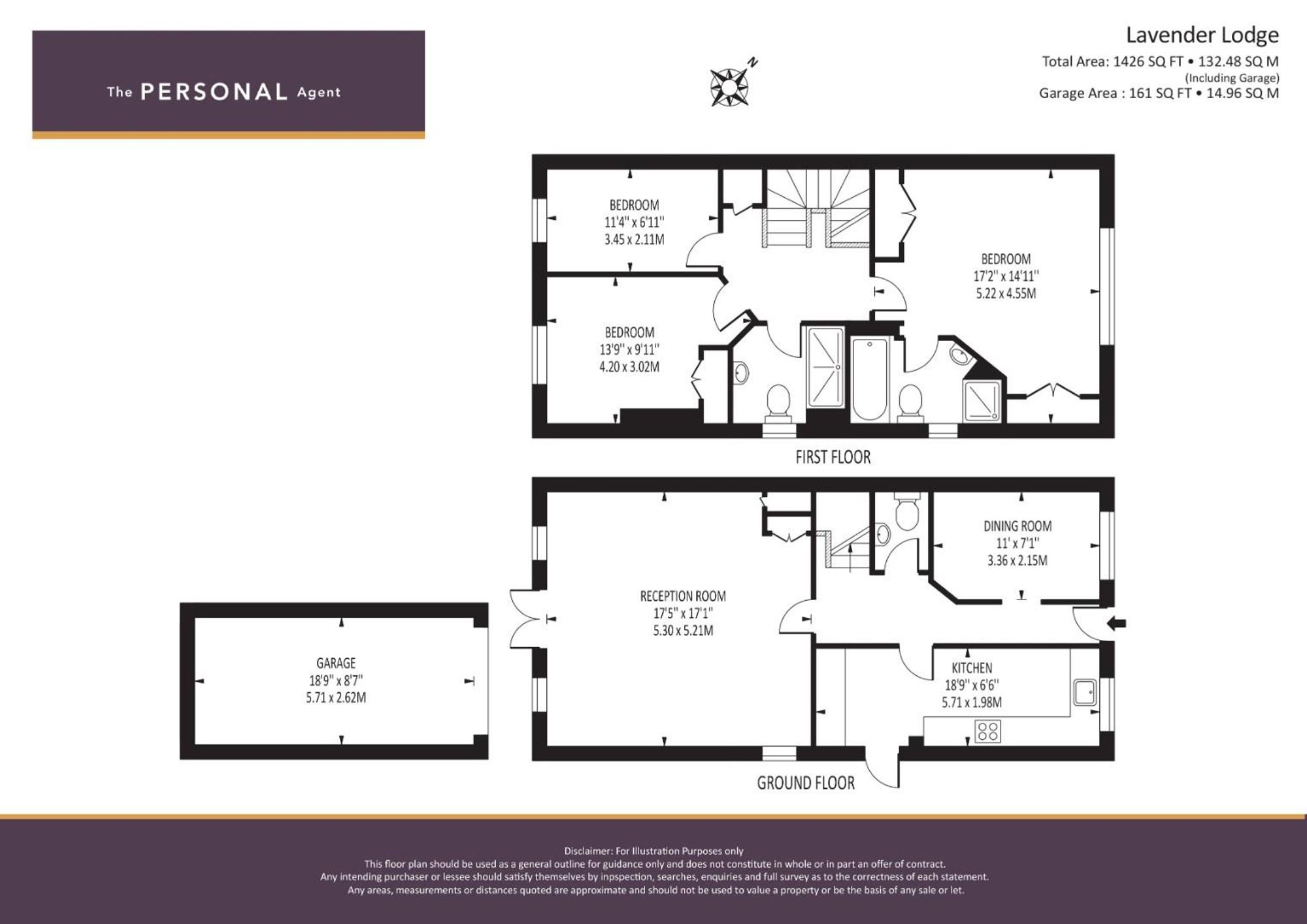 3 Old Schools Lane, Epsom floorplan