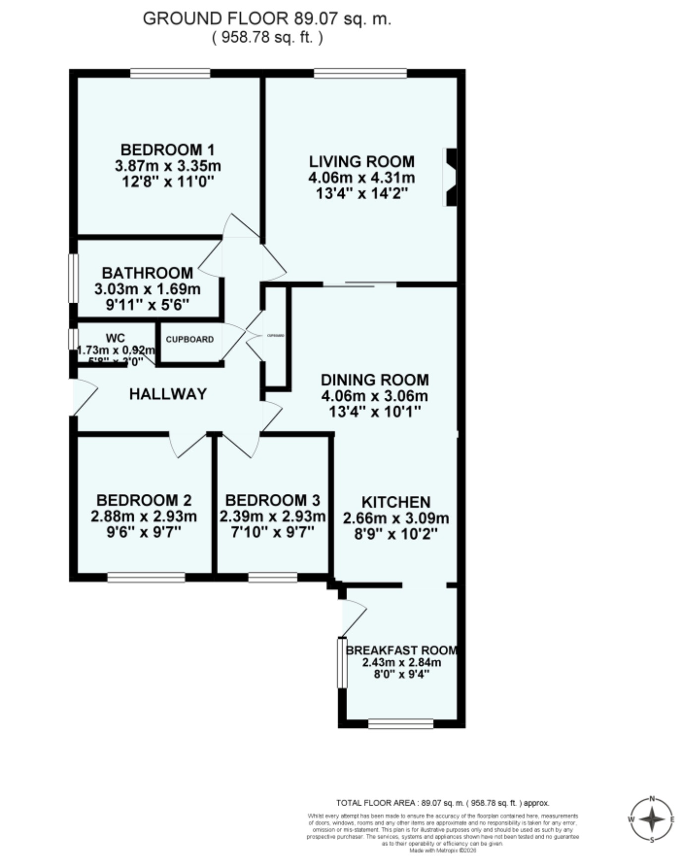 36, Rothbury Gardens, Devon floorplan