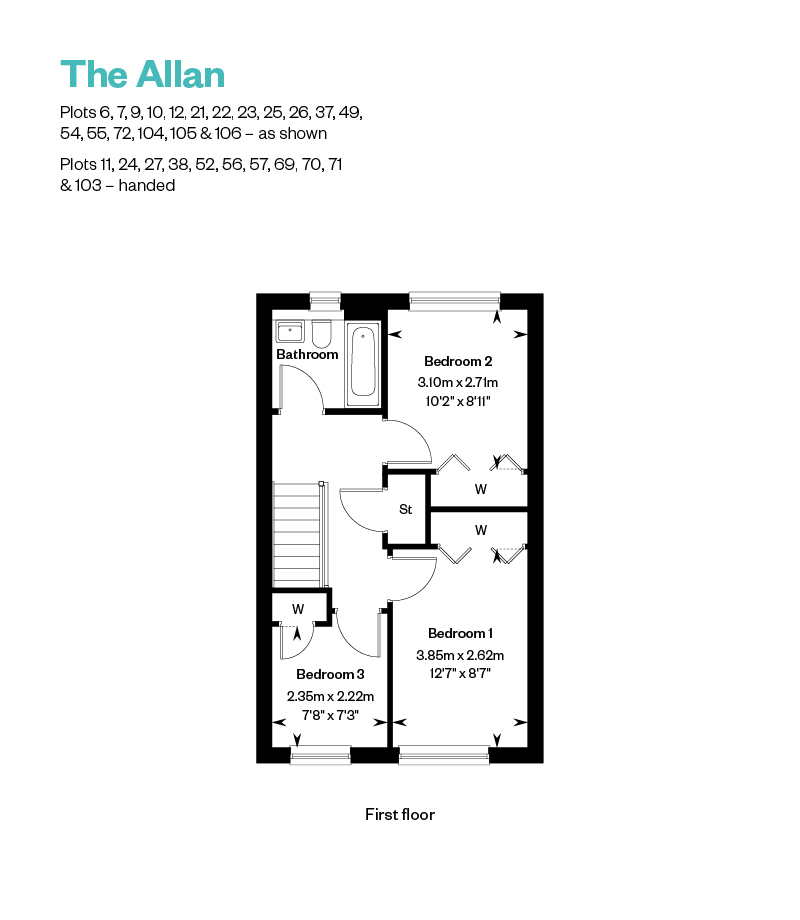 106, Beatlie Road, Winchburgh, Eh52 6Wl floorplan
