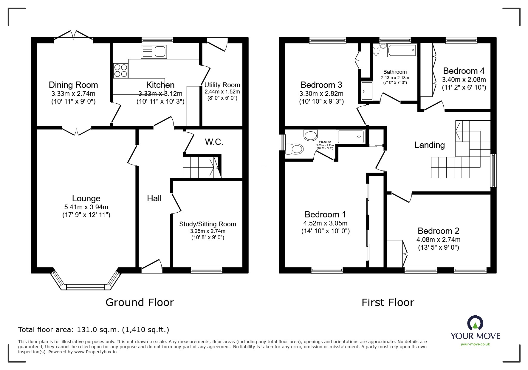29, Buckingham Road, Leicestershire floorplan