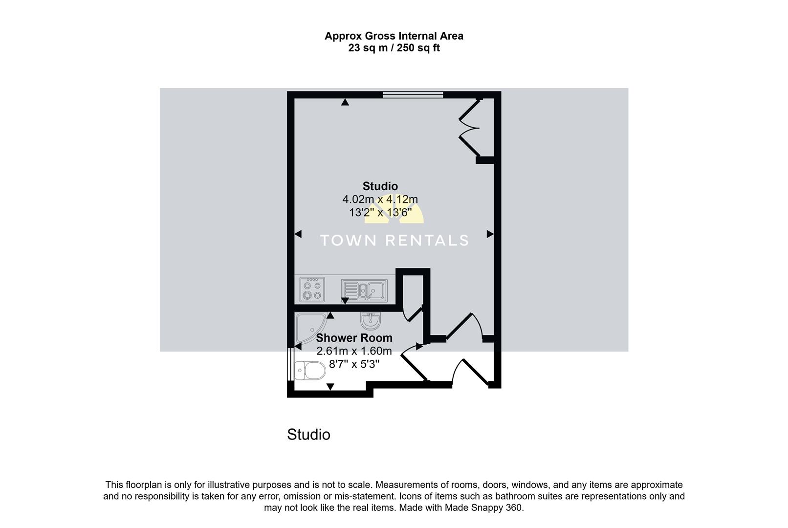 Flat 7, 6 Eversfield Road, Eastbourne floorplan