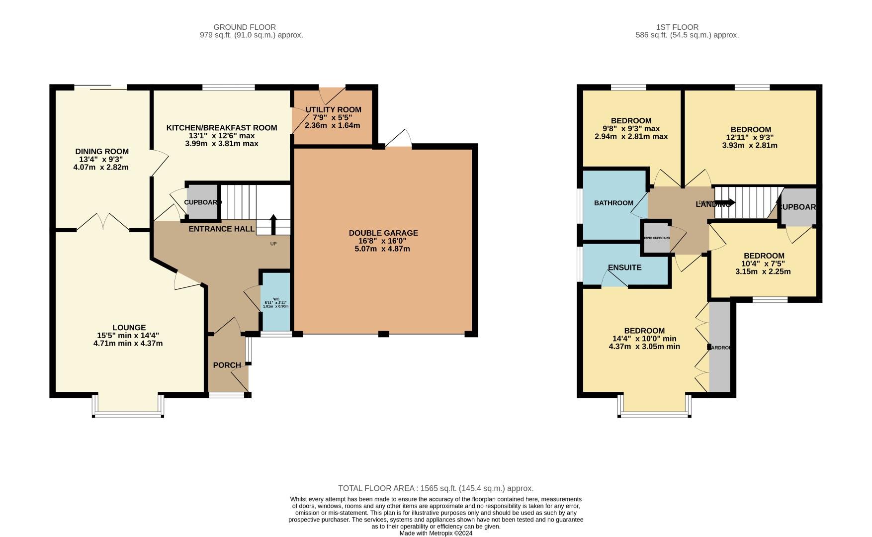 4, Tantree Way, Northampton floorplan