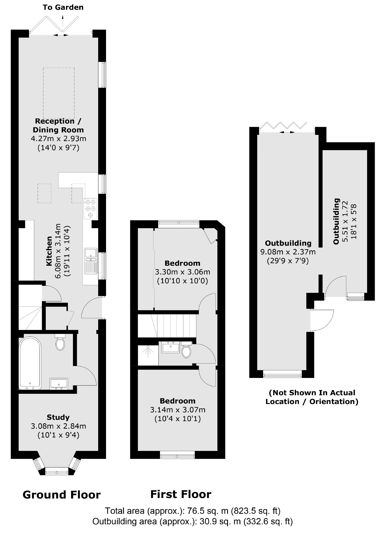 41, Russell Road, Walton-On-Thames floorplan
