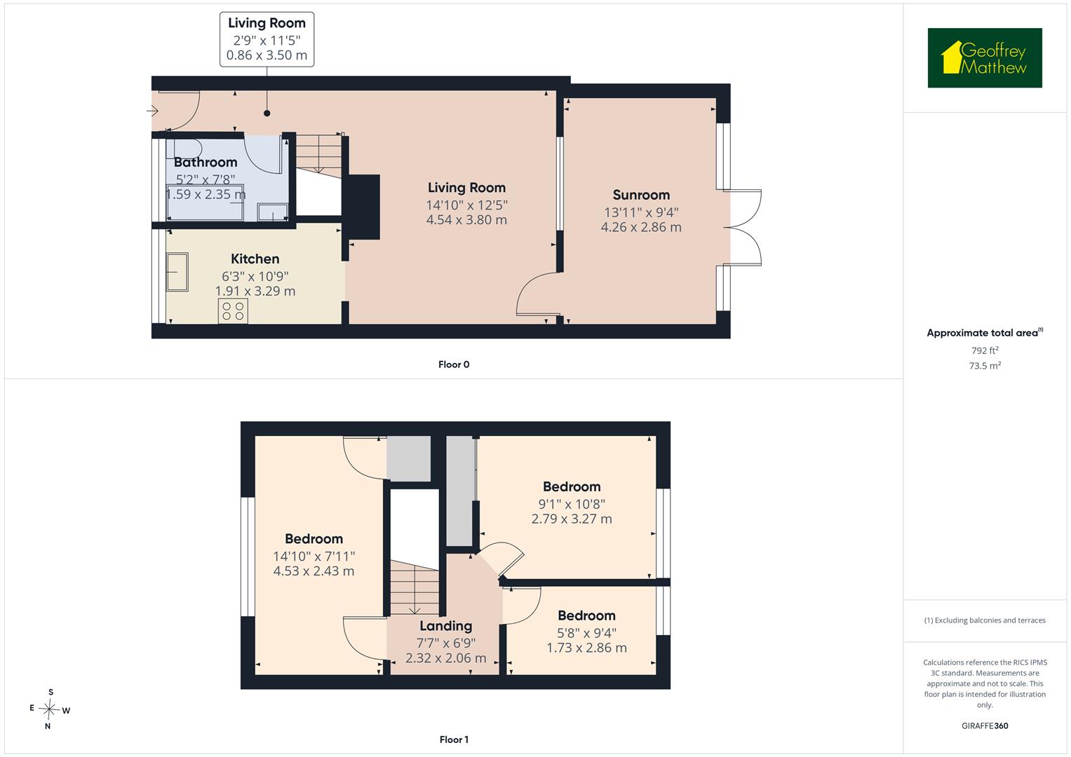 58, Canons Brook, Harlow floorplan