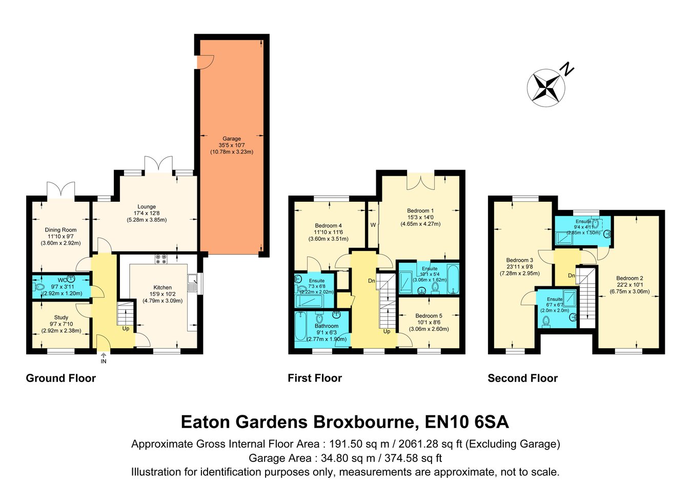 30, Eaton Gardens, Broxbourne floorplan