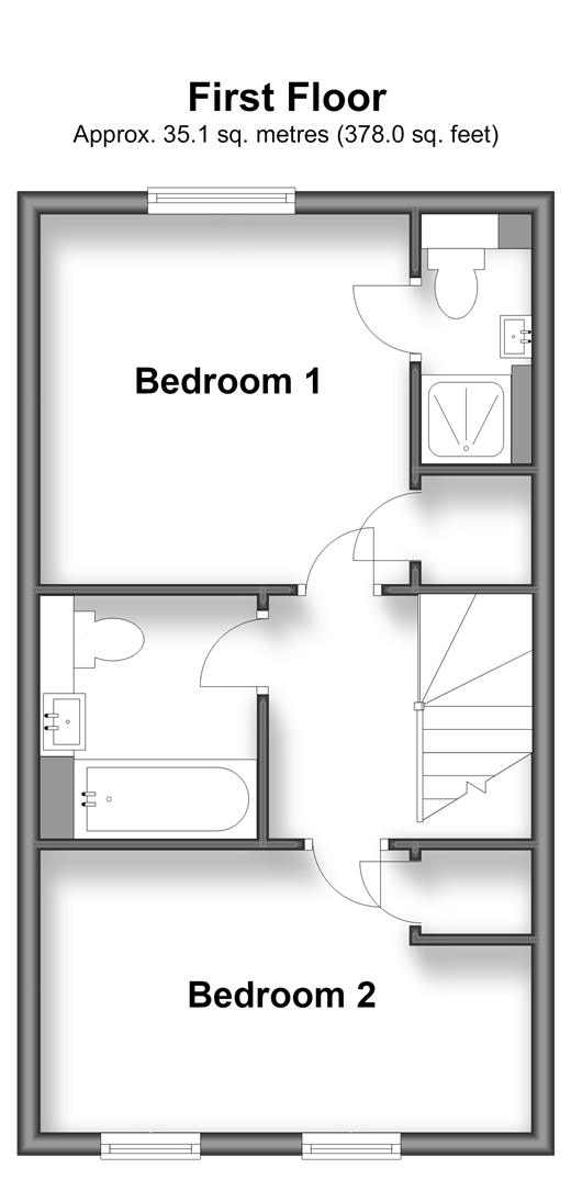 Daffodil Crescent Forge Wood, Crawley floorplan