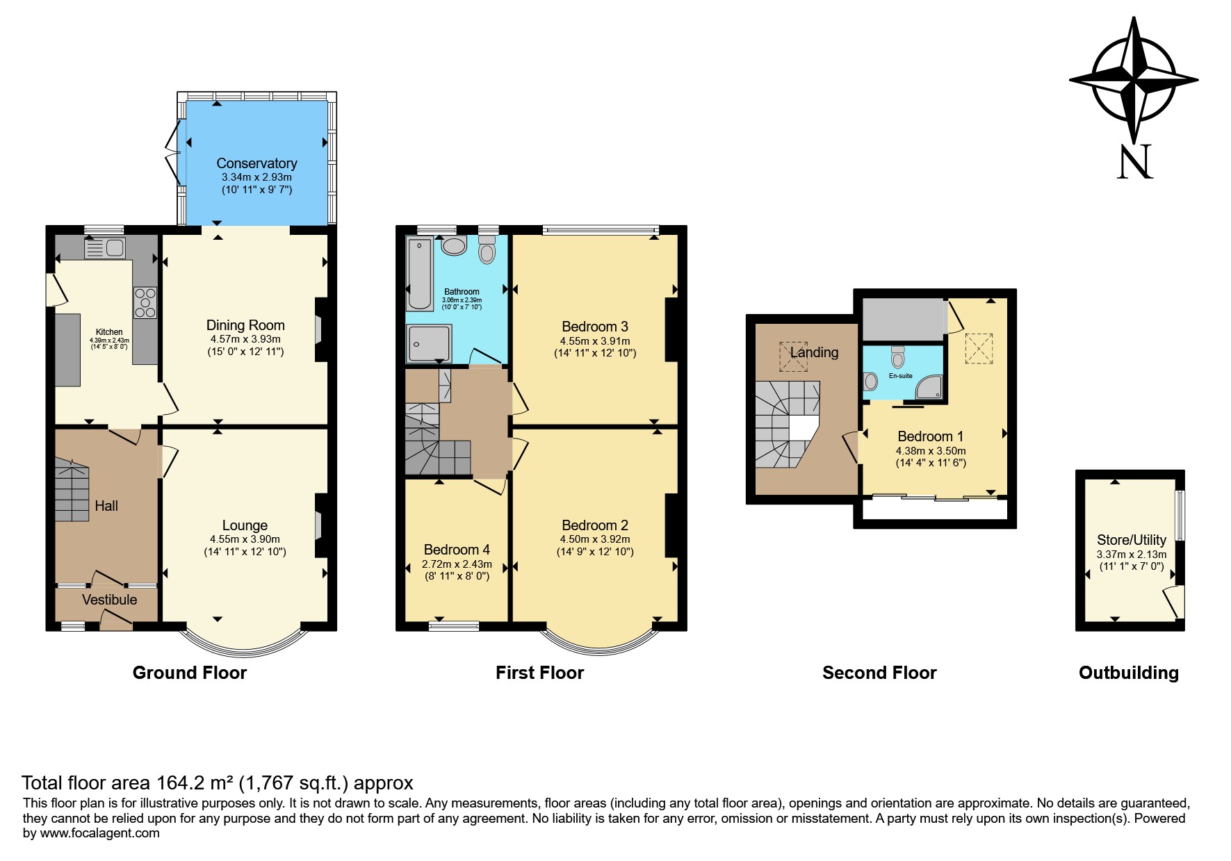 125, Warley Road, Blackpool floorplan