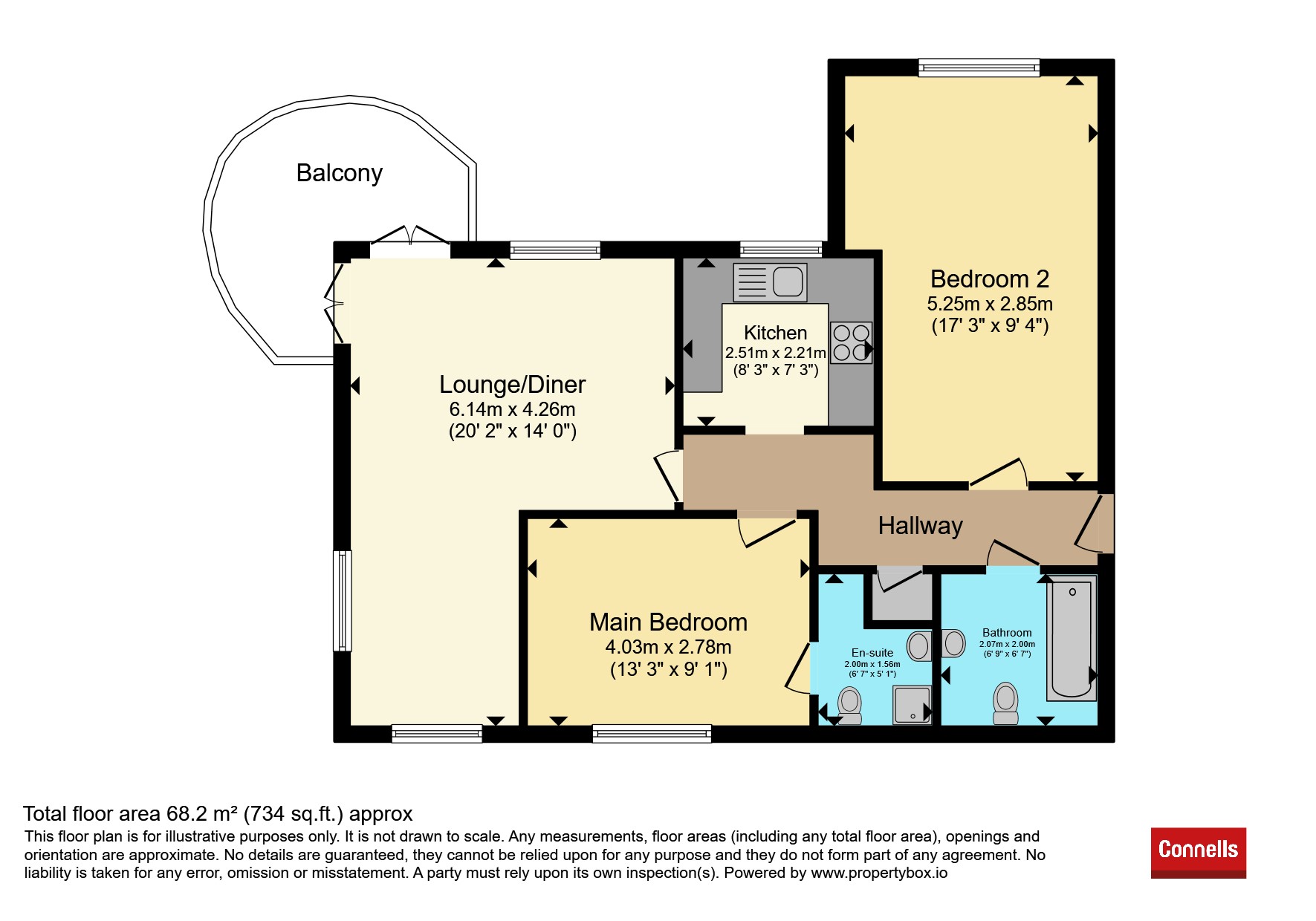 Flat 5, Westbury Gardens, 40, Surrey Road, Bournemouth floorplan