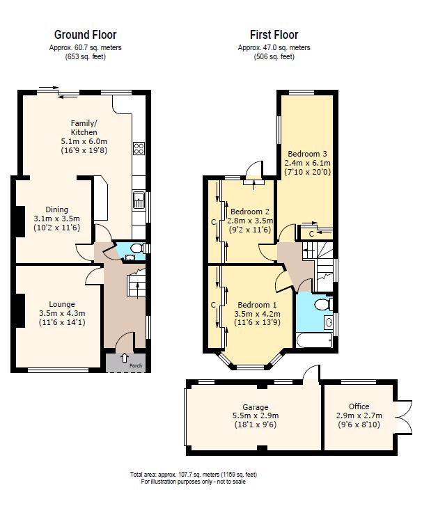 Hilda Vale Road, Locksbottom, Kent BR6, 3 bedroom semidetached house