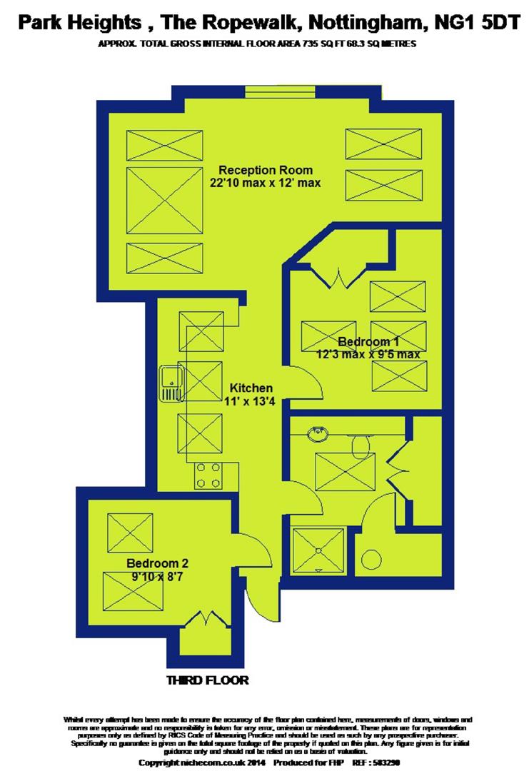4H Park Heights, The Ropewalk, Nottingham floorplan