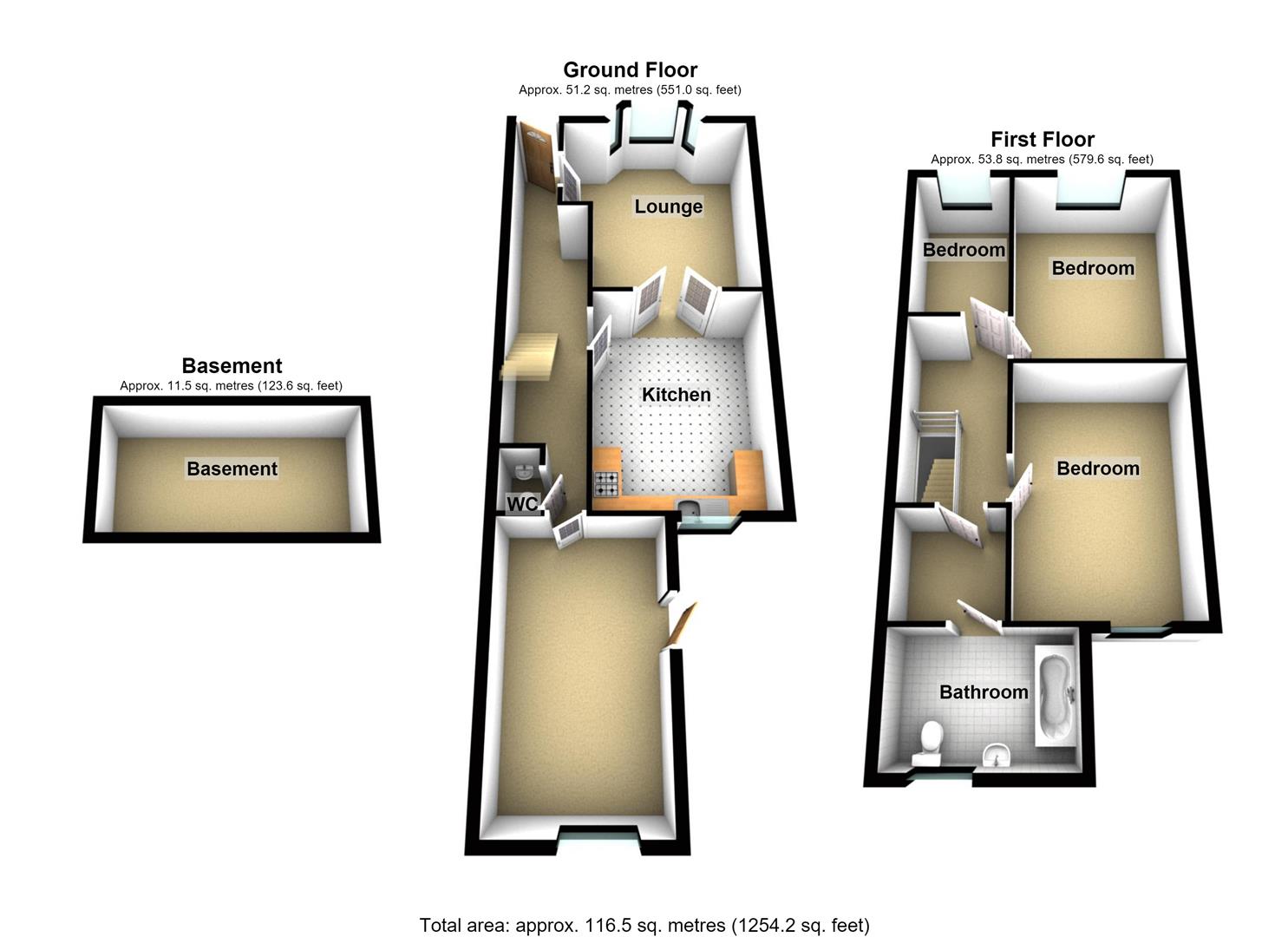 35, Park Street, Wrexham floorplan